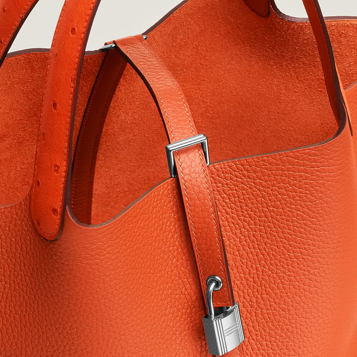 Tangerine Picotin Lock 22 Touch Bag