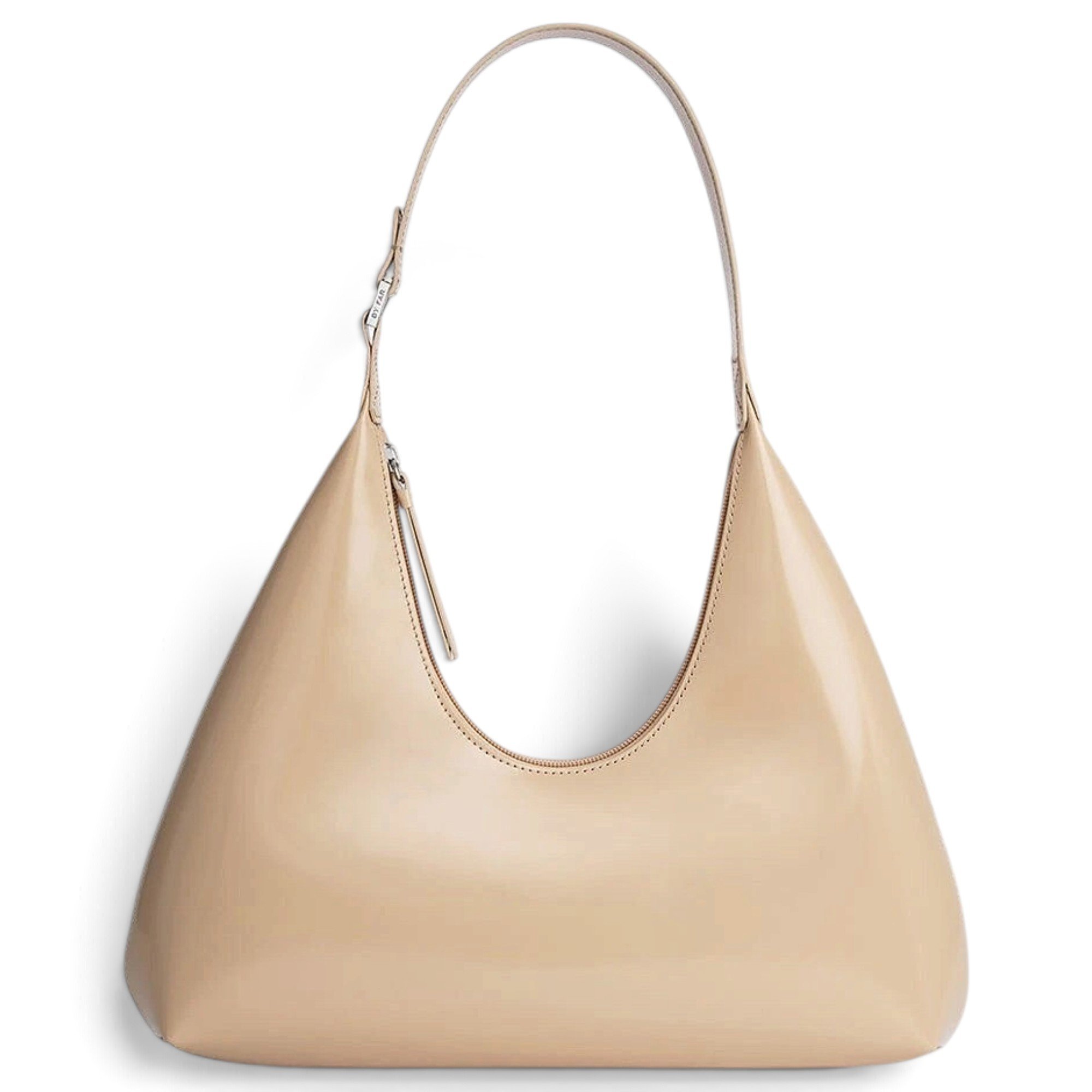 Amber leather handbag