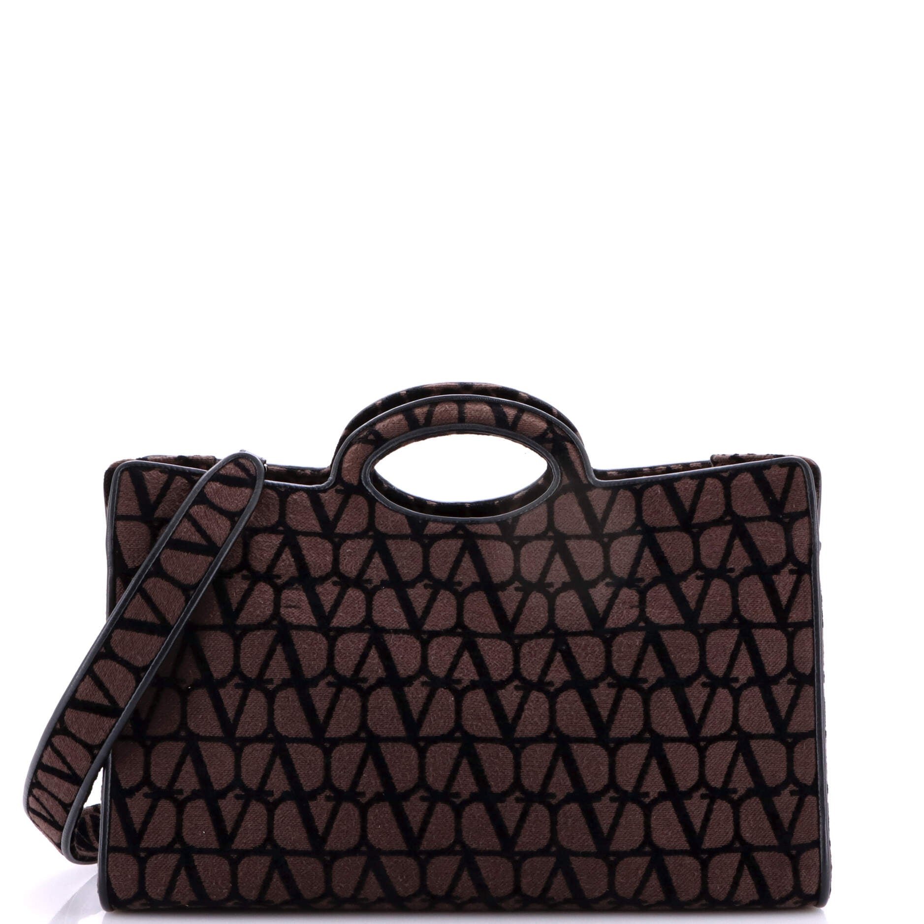 Valentino Garavani Le Troisieme Tote Toile Iconograph Fabric Medium
