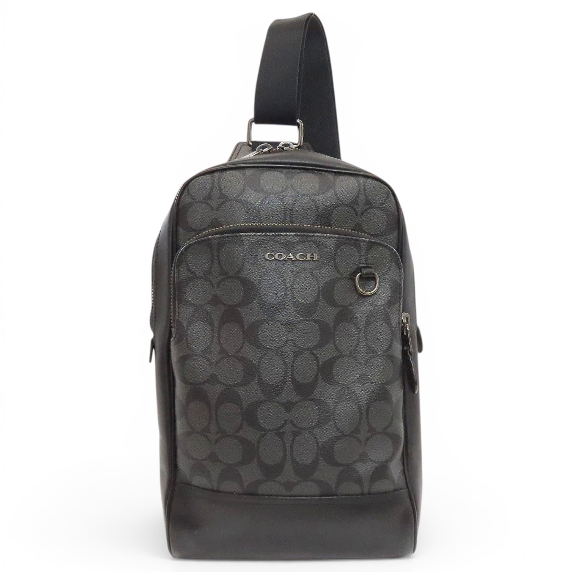 Vinyl crossbody bag