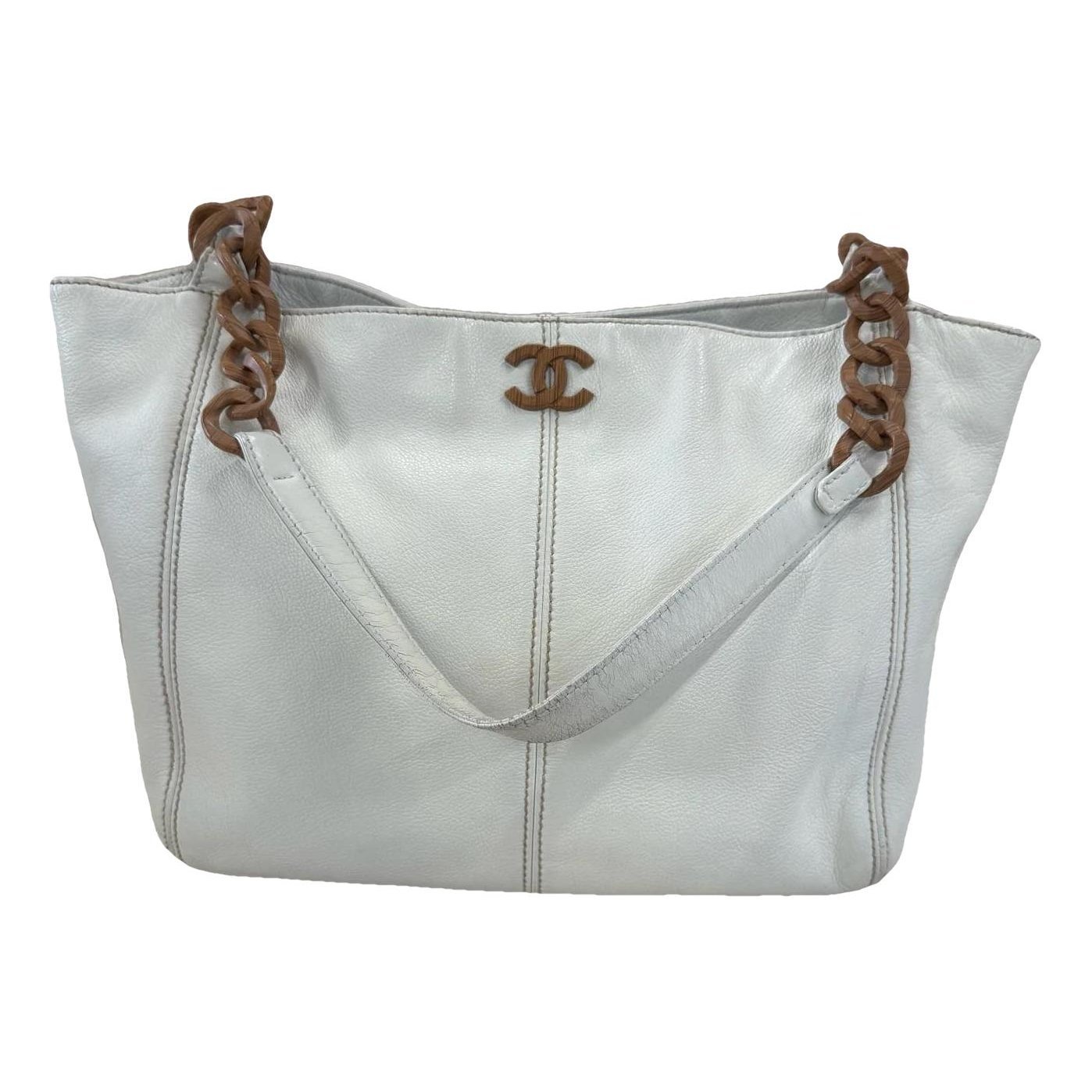 Leather tote