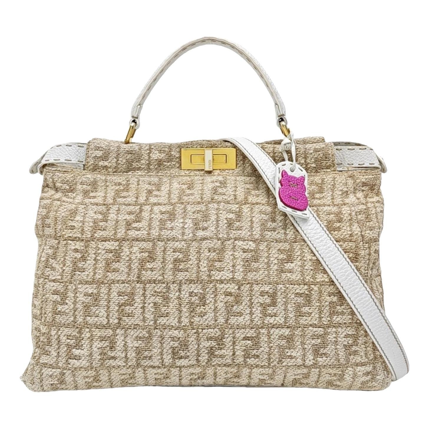 Peekaboo cloth handbag