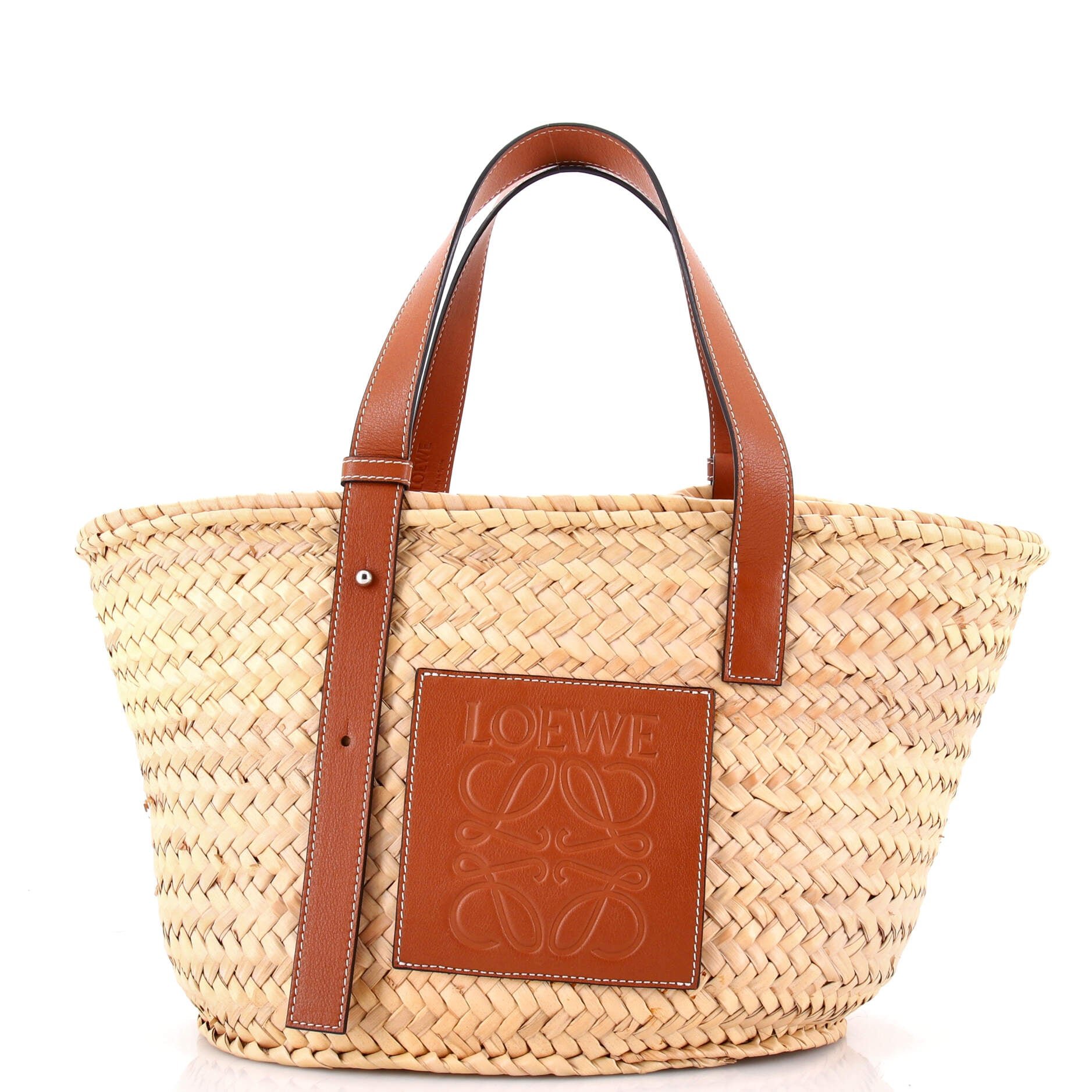 Basket Tote Raffia Medium