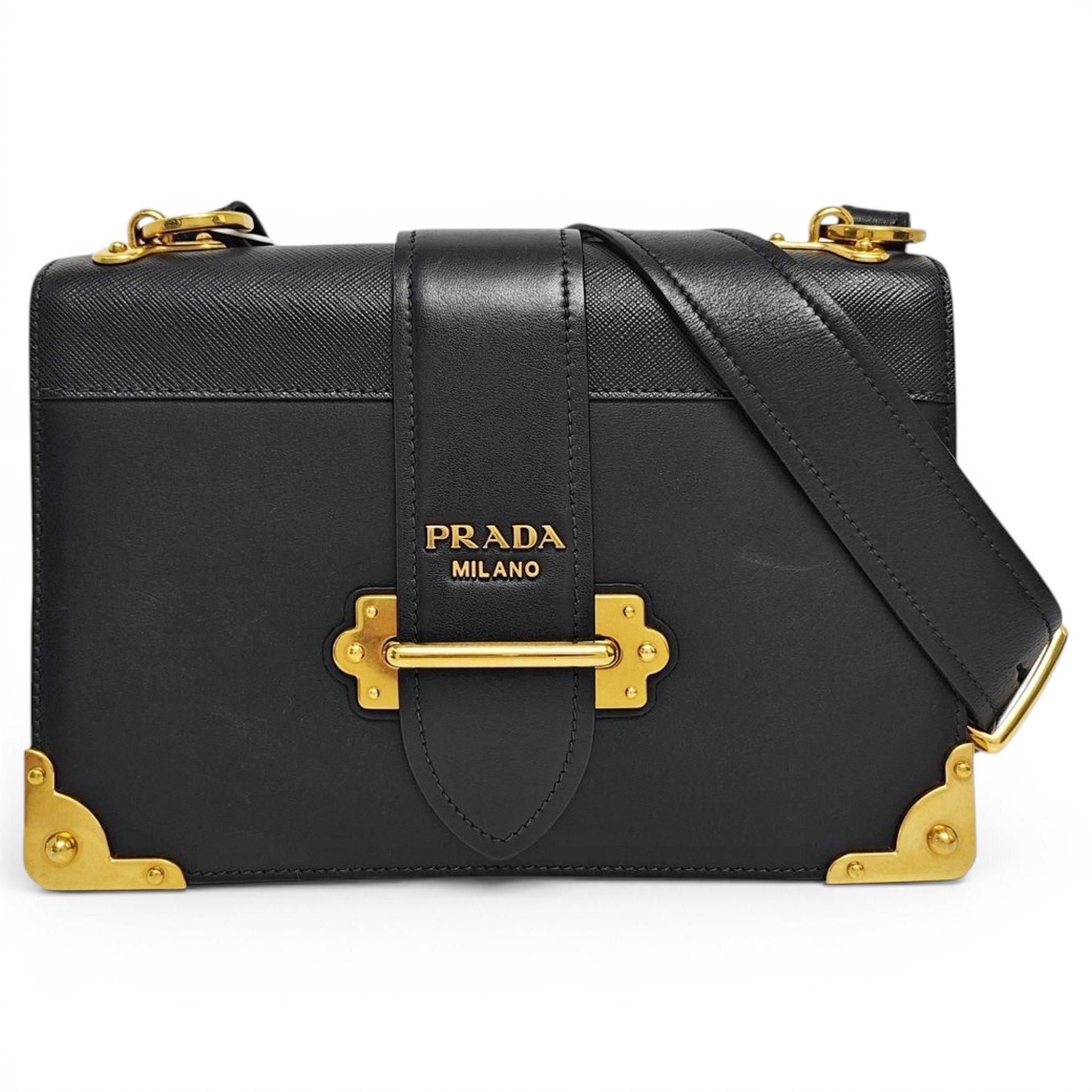 Cahier leather crossbody bag