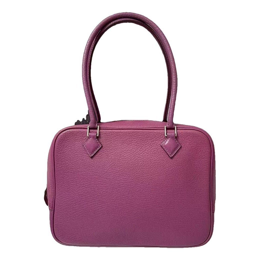 Plume leather handbag