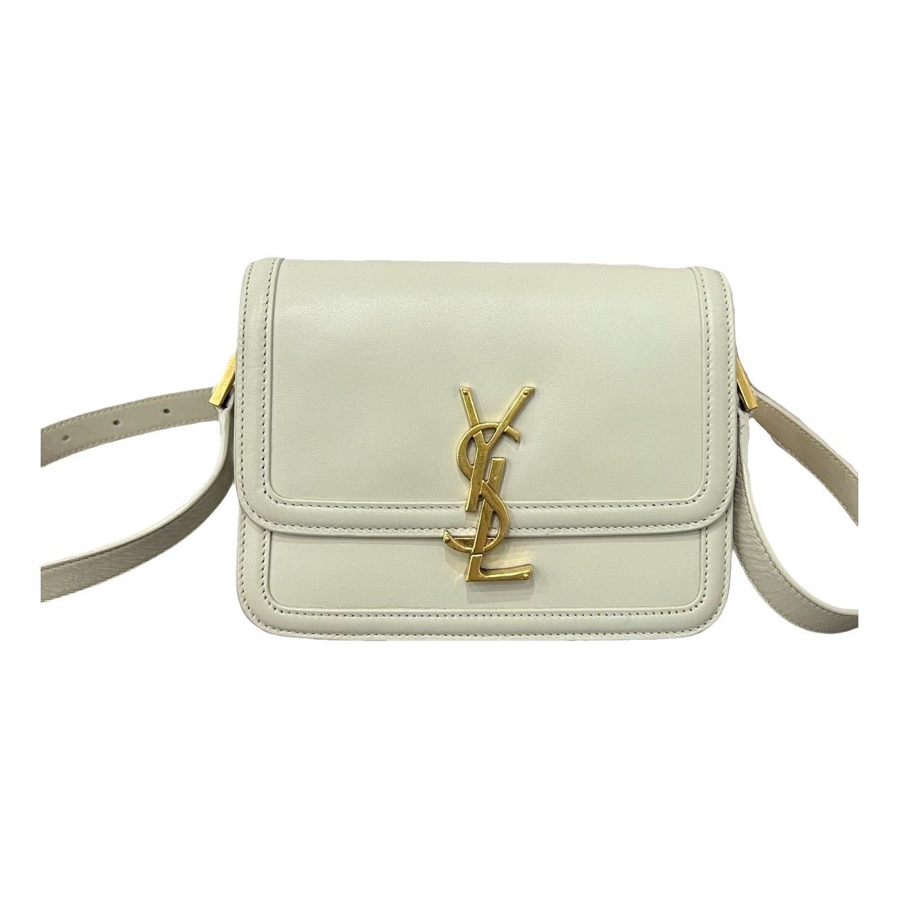 Solférino leather handbag