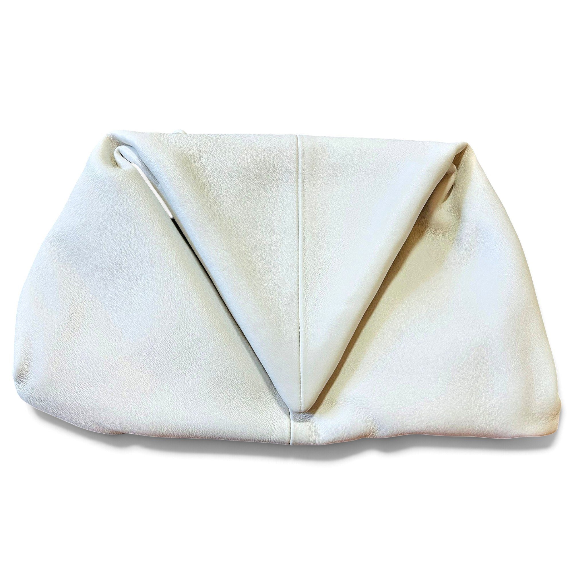 BV Trine leather clutch bag