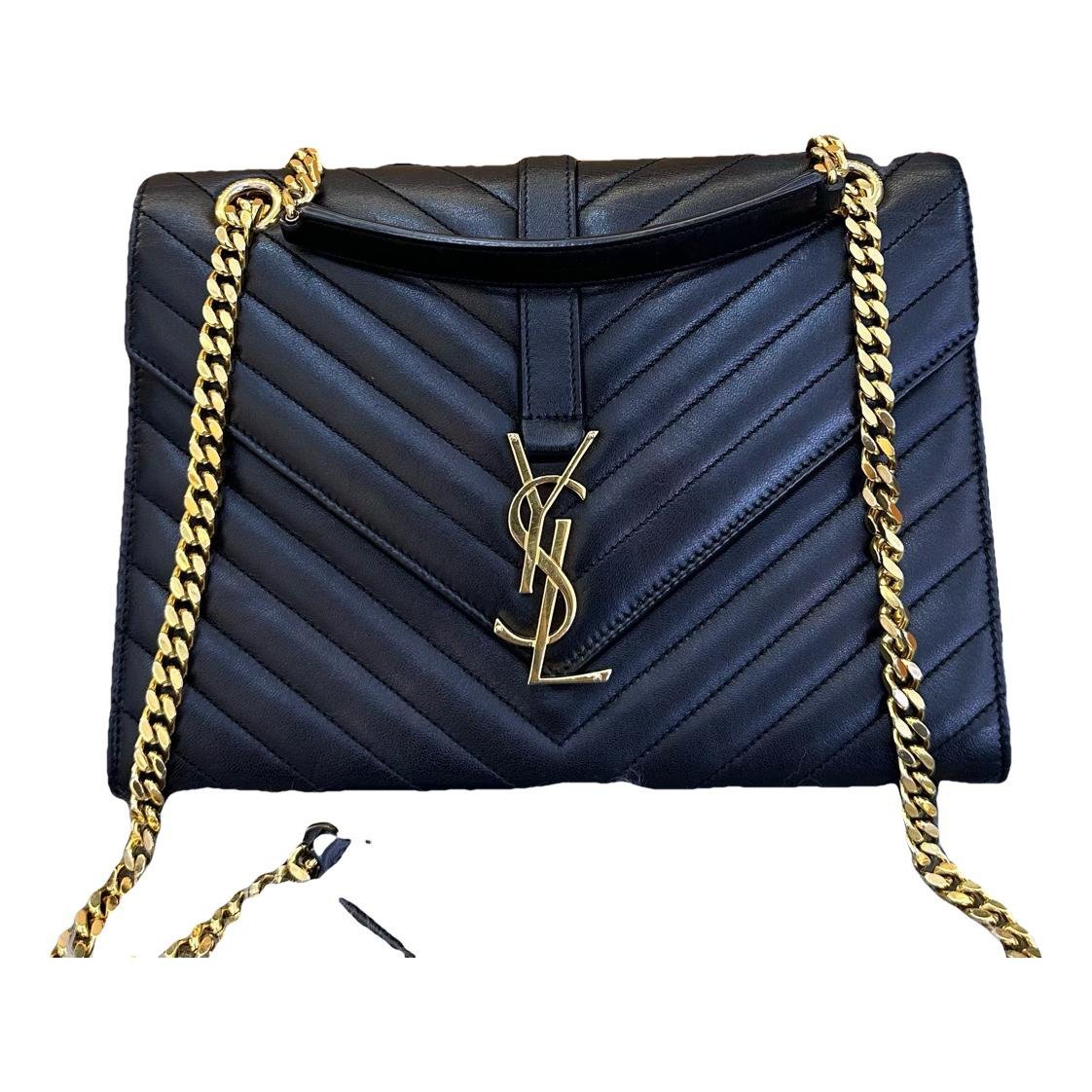 Portefeuille enveloppe leather handbag