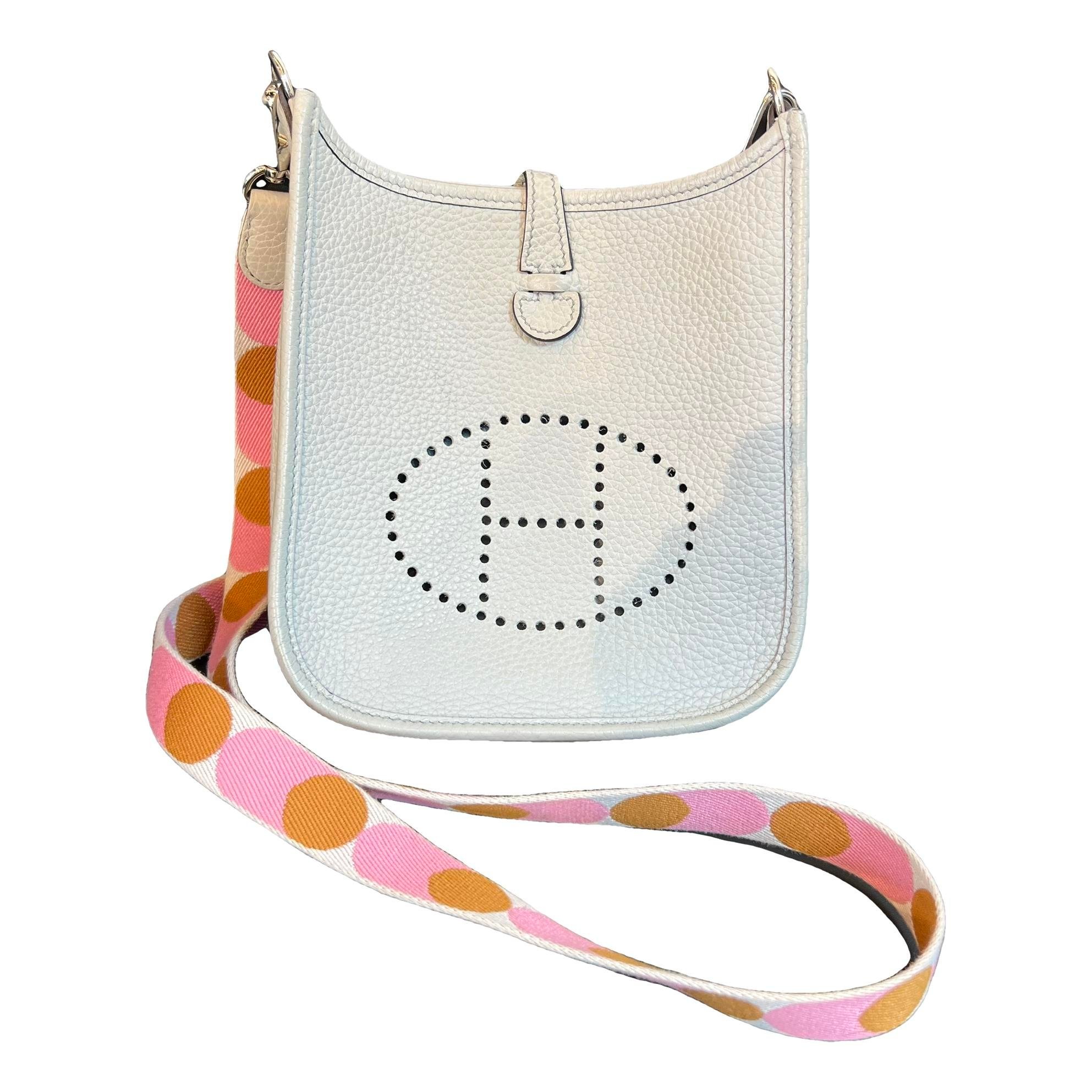 Hermes Evelyne Handbag Natural Clemence Leather 2021