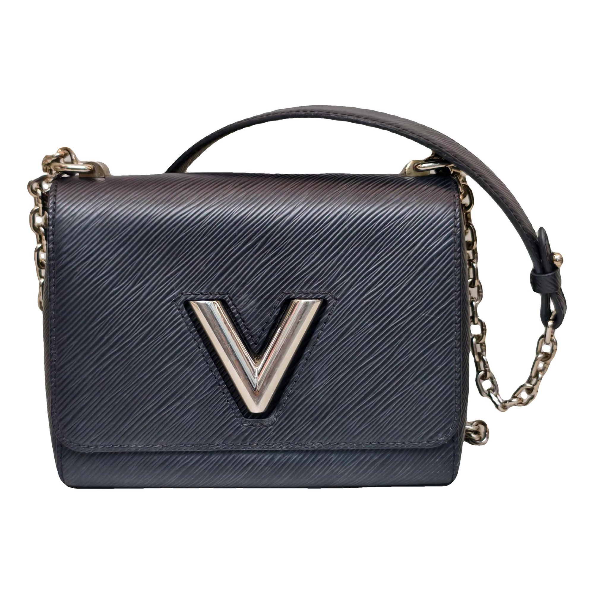 Twist leather crossbody bag