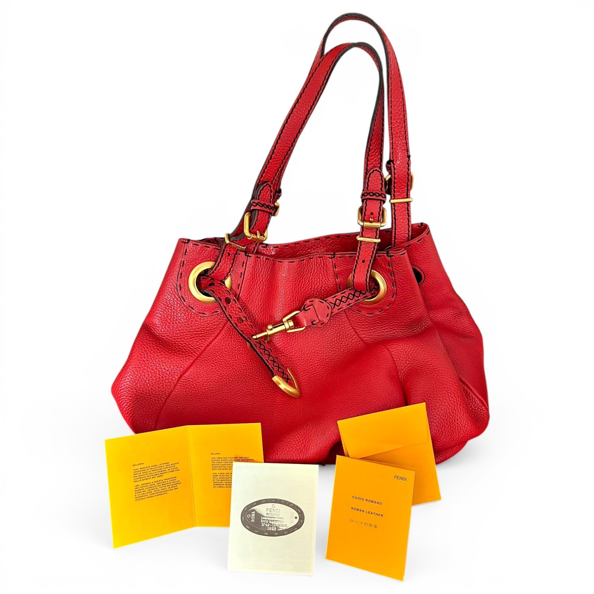 Leather handbag