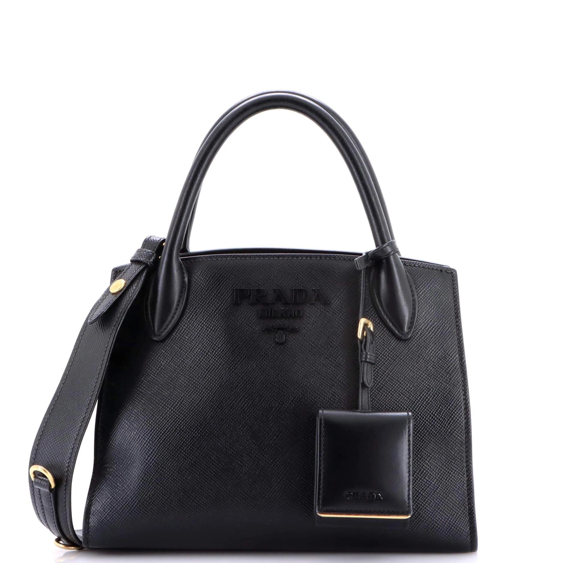 Leather tote