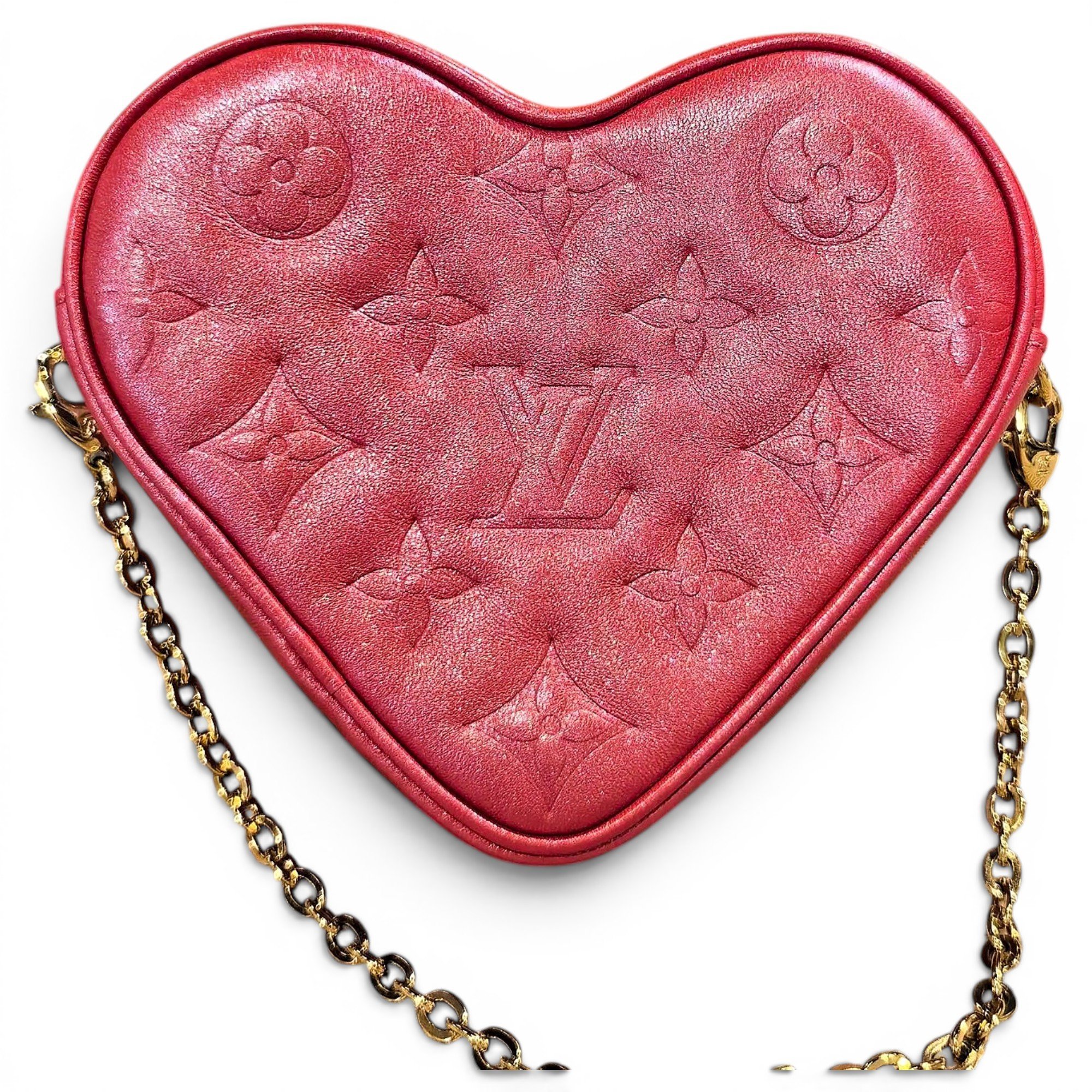 Coeur Game On leather crossbody bag