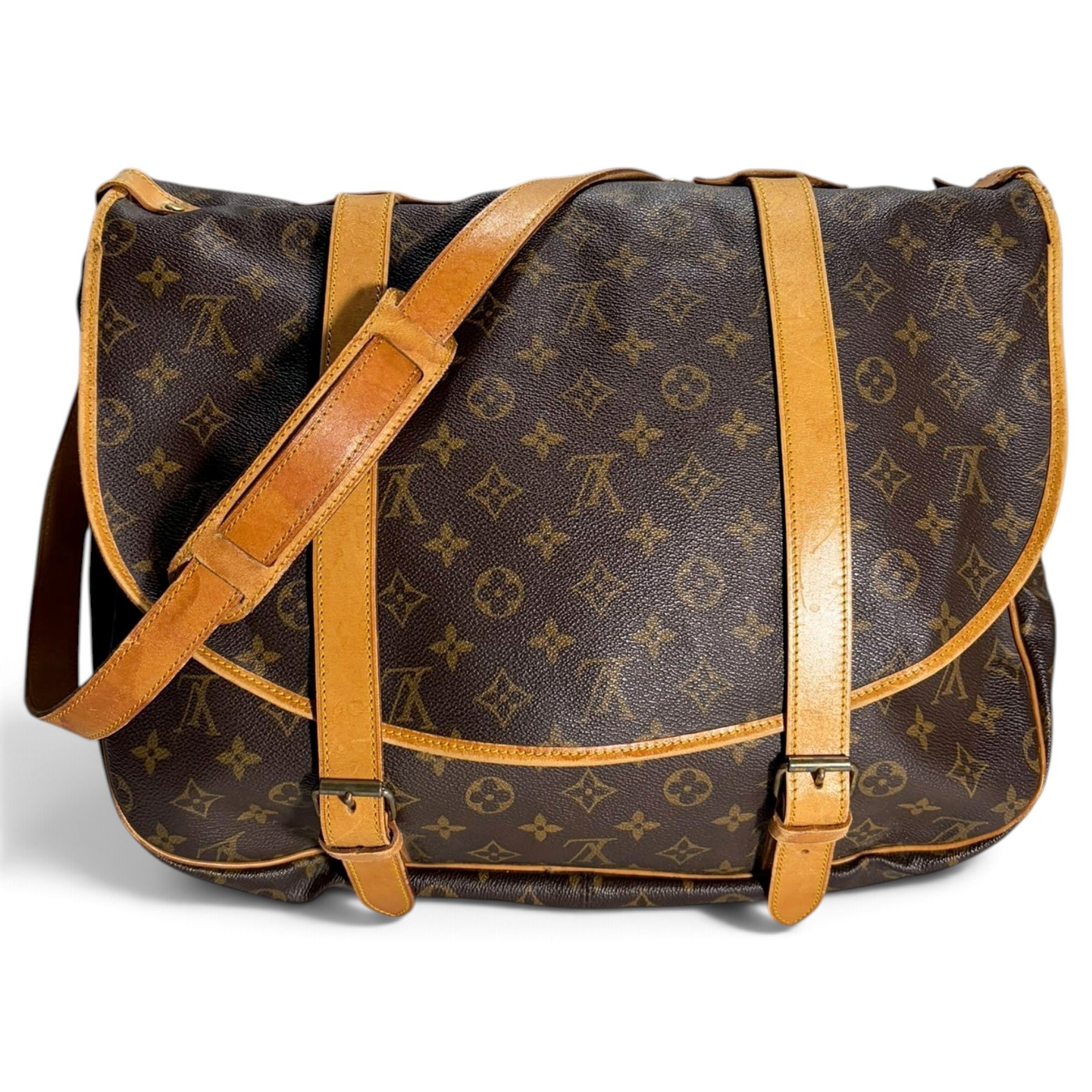 Saumur leather crossbody bag