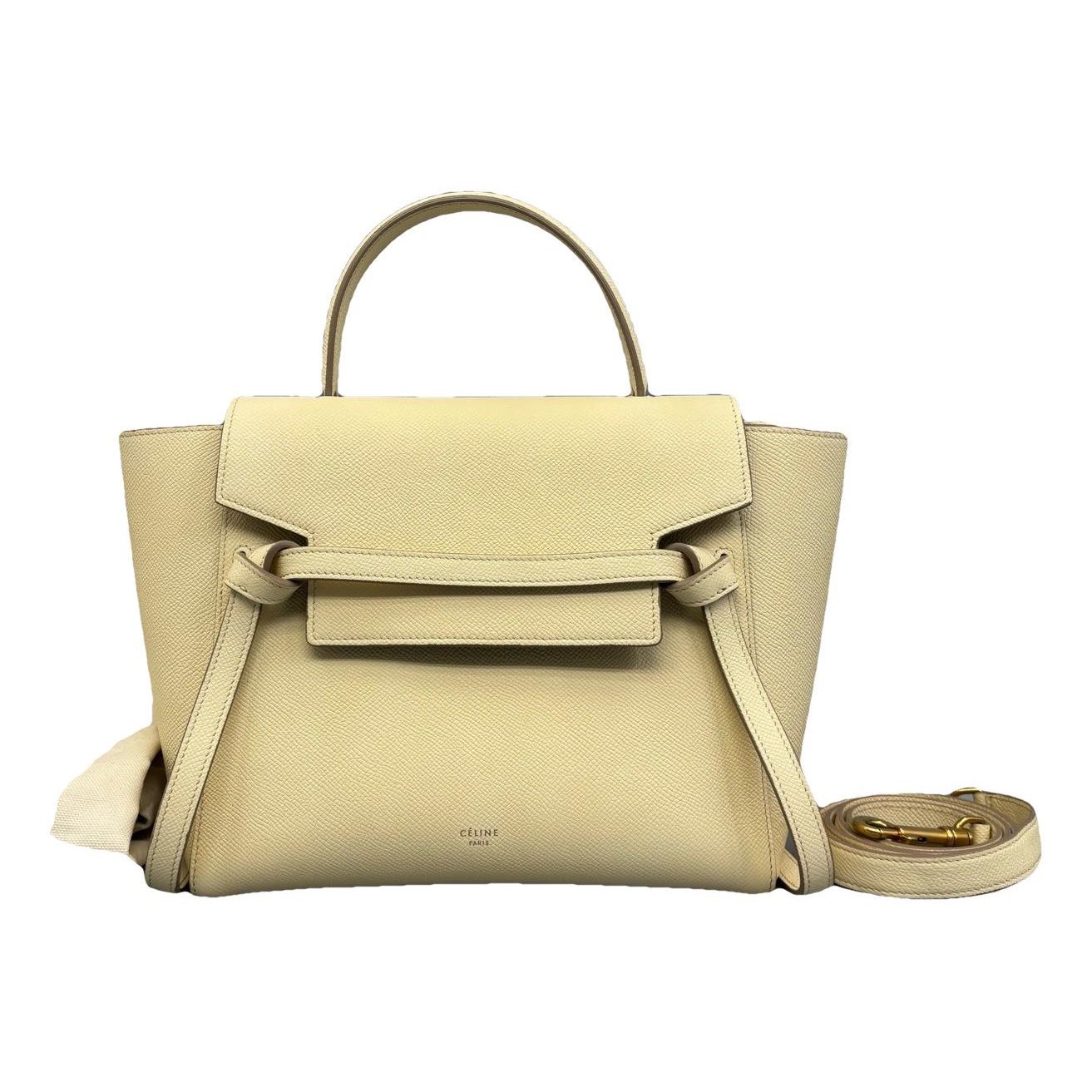 Belt leather handbag