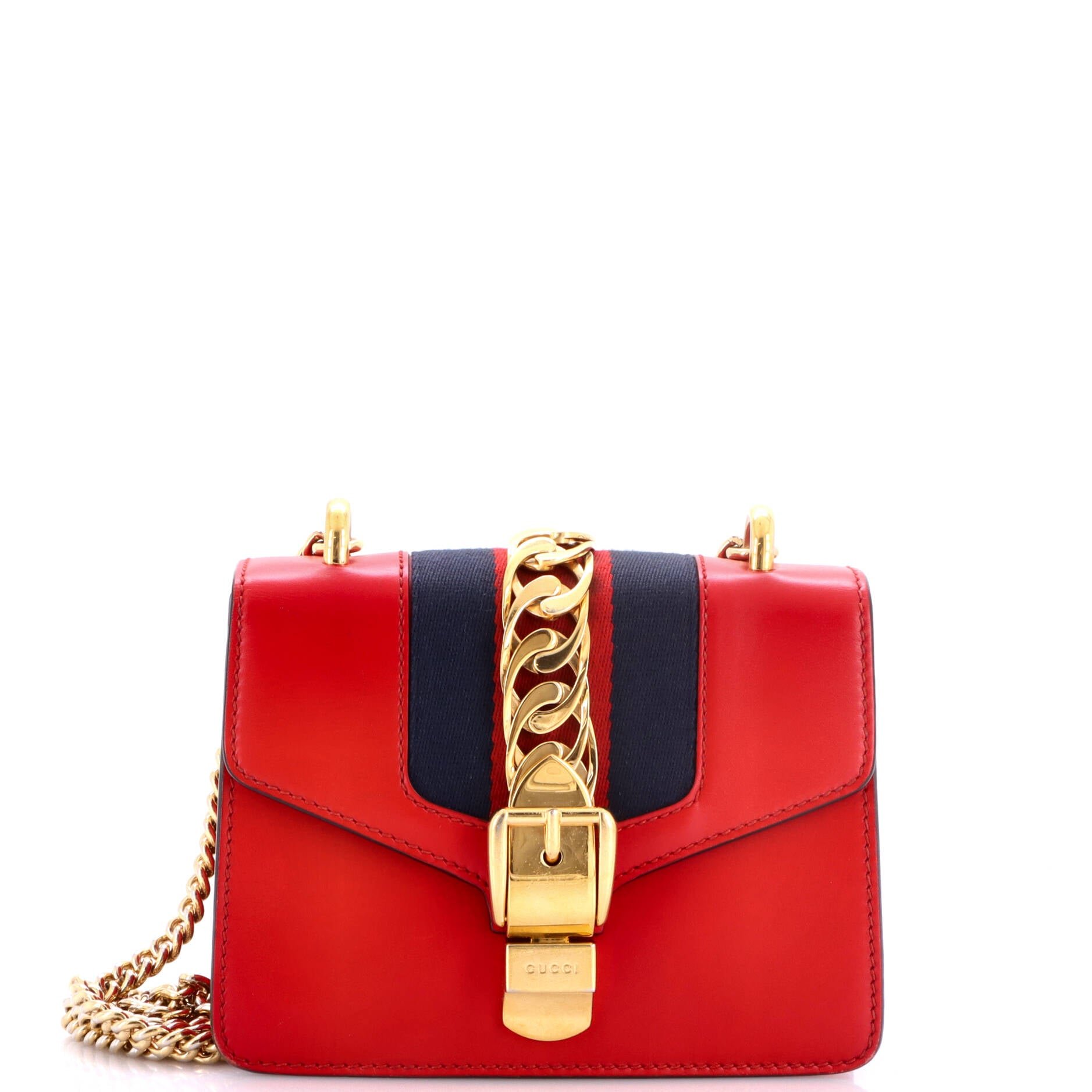 Sylvie Chain Shoulder Bag Leather Mini