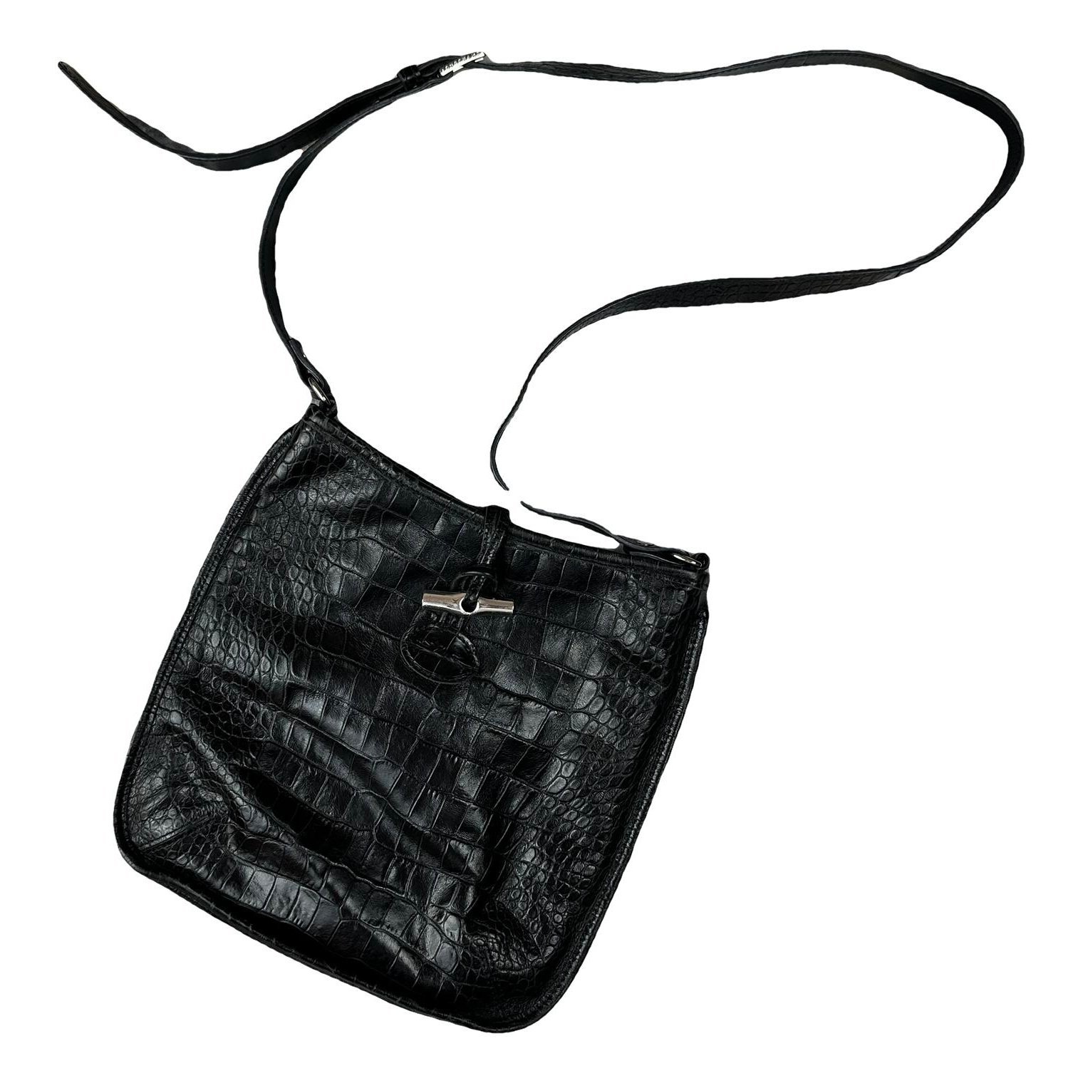 Roseau leather crossbody bag