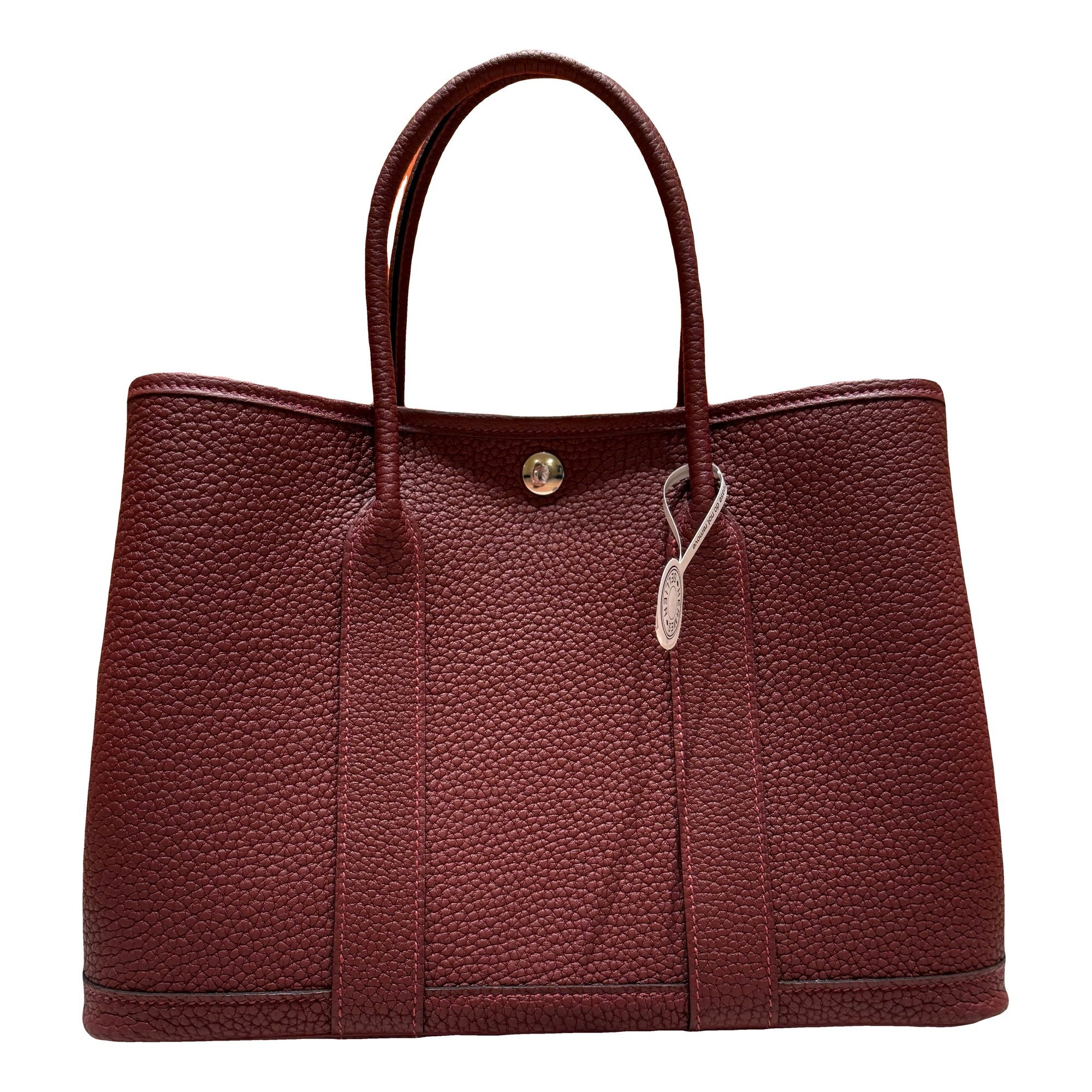 Hermes Garden Party 30 Handbag Rouge H 2025