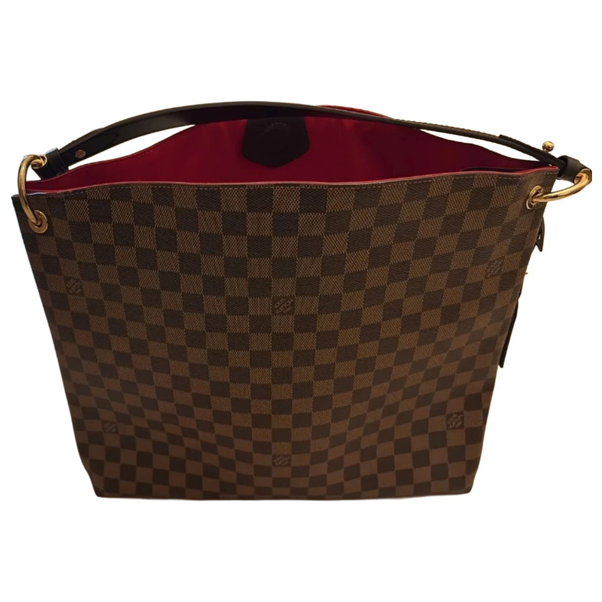 Graceful leather handbag