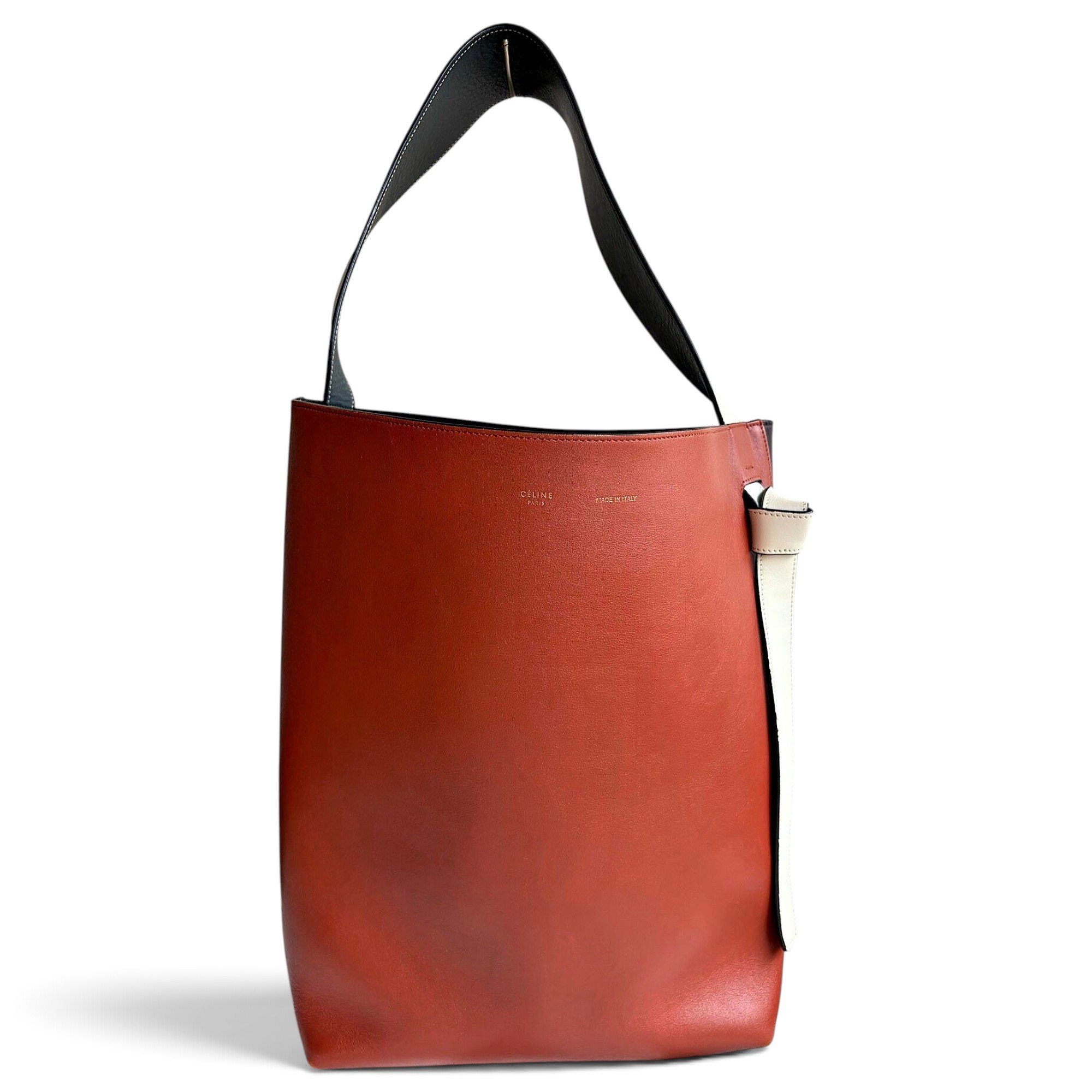 Seau Sangle leather handbag