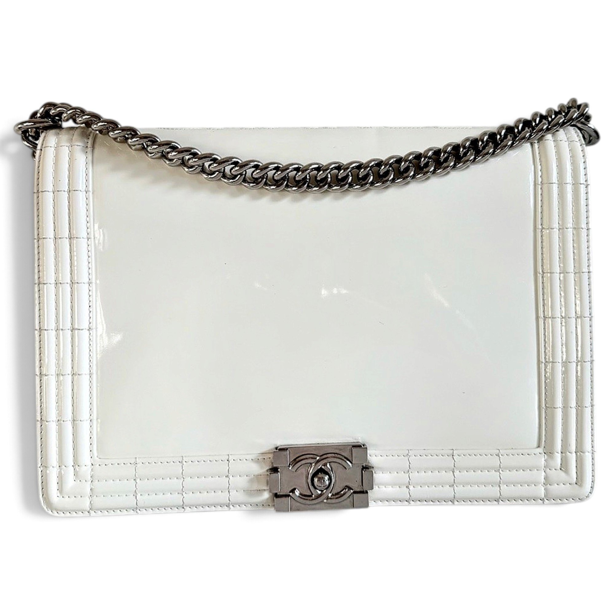 Boy patent leather handbag