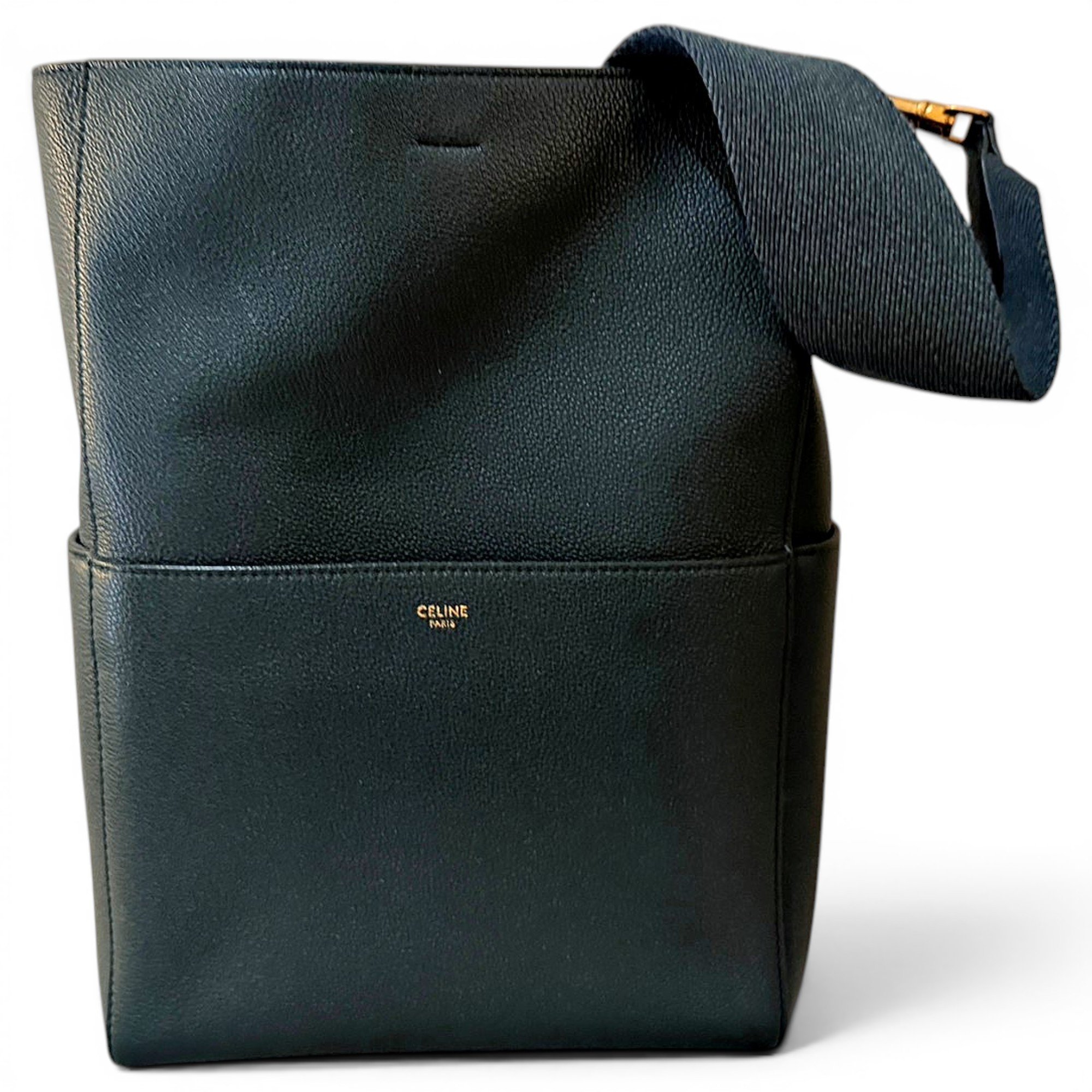 Seau Sangle leather tote