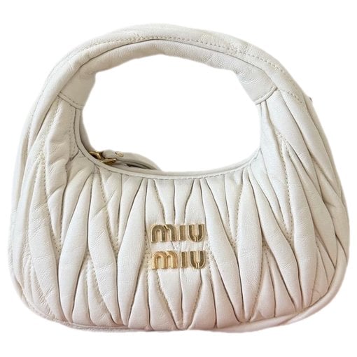 Miu Wander leather handbag
