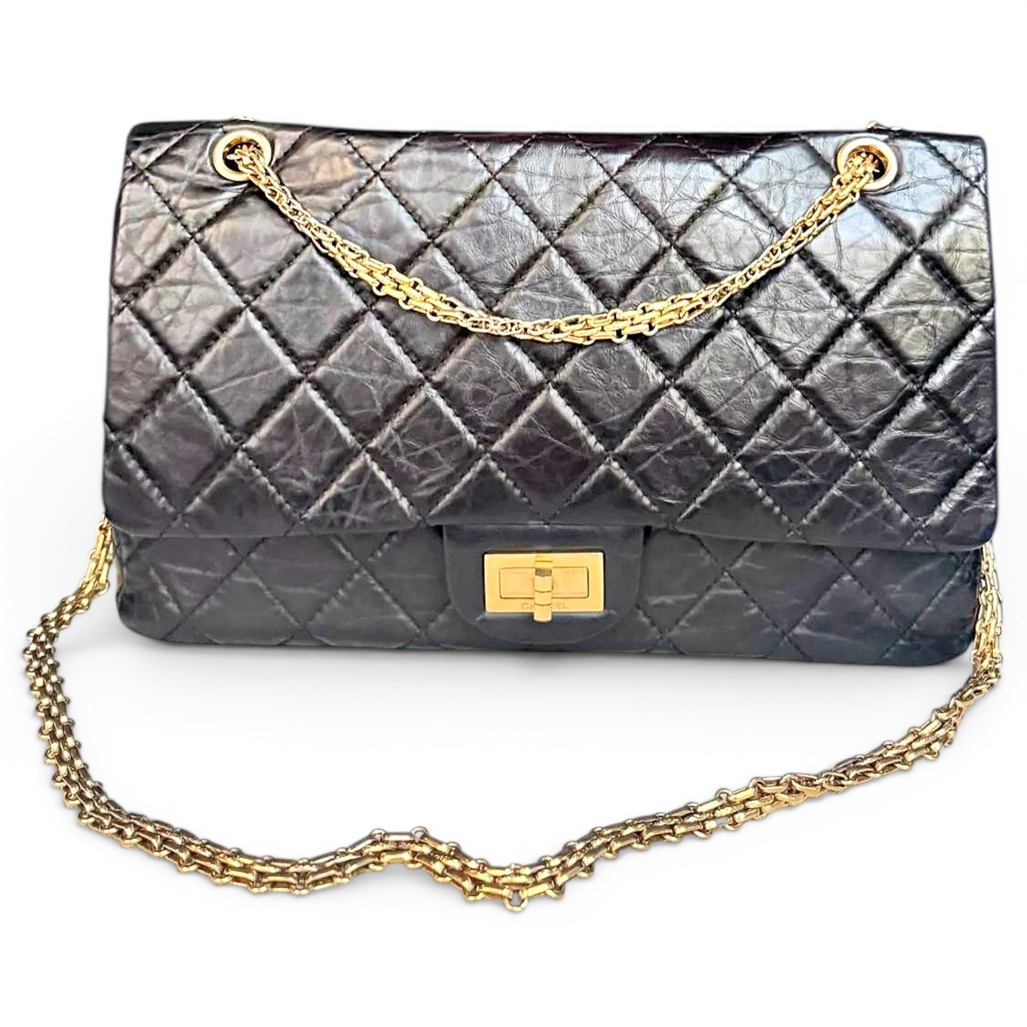 2.55 leather handbag
