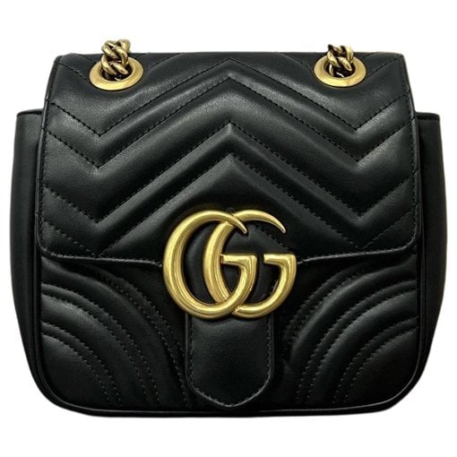GG Marmont Flap leather crossbody bag
