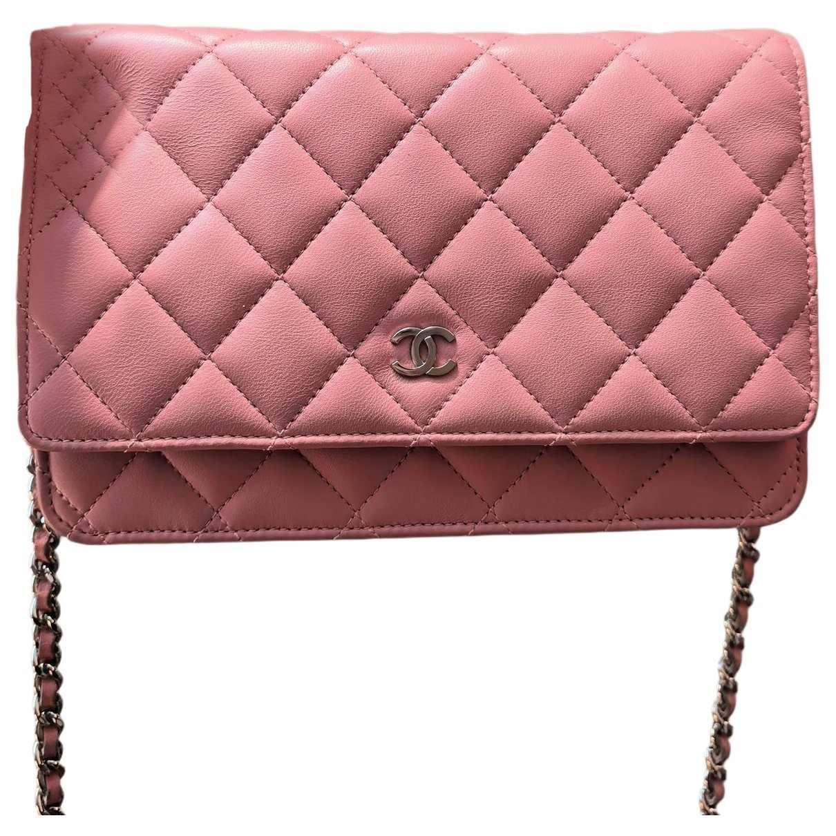 Wallet On Chain Timeless/Classique leather crossbody bag