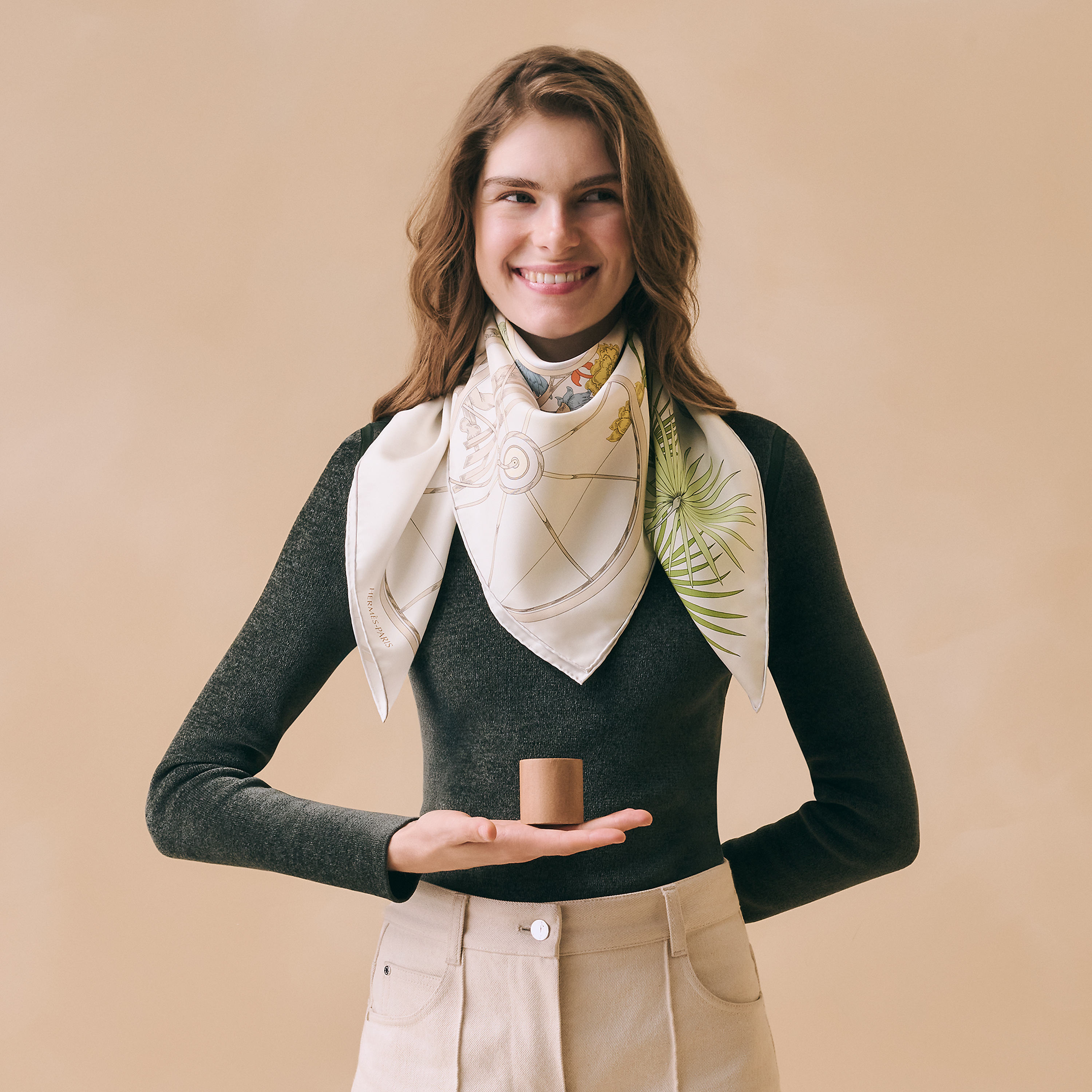 La Nature en Voyage scarf 90