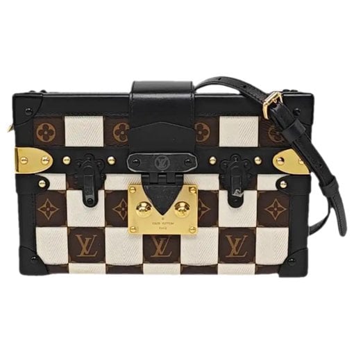 Petite Malle leather crossbody bag