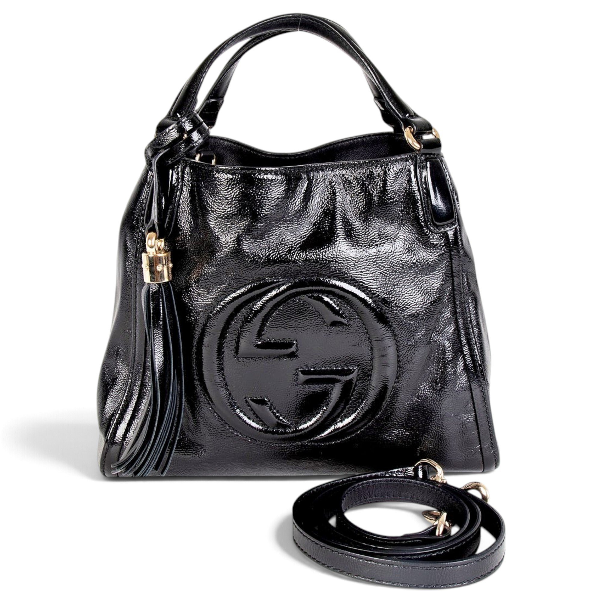 Soho patent leather tote