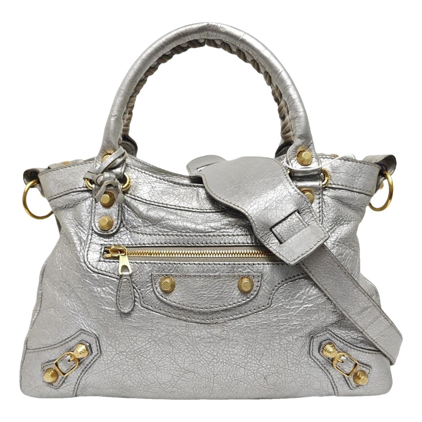 Leather handbag