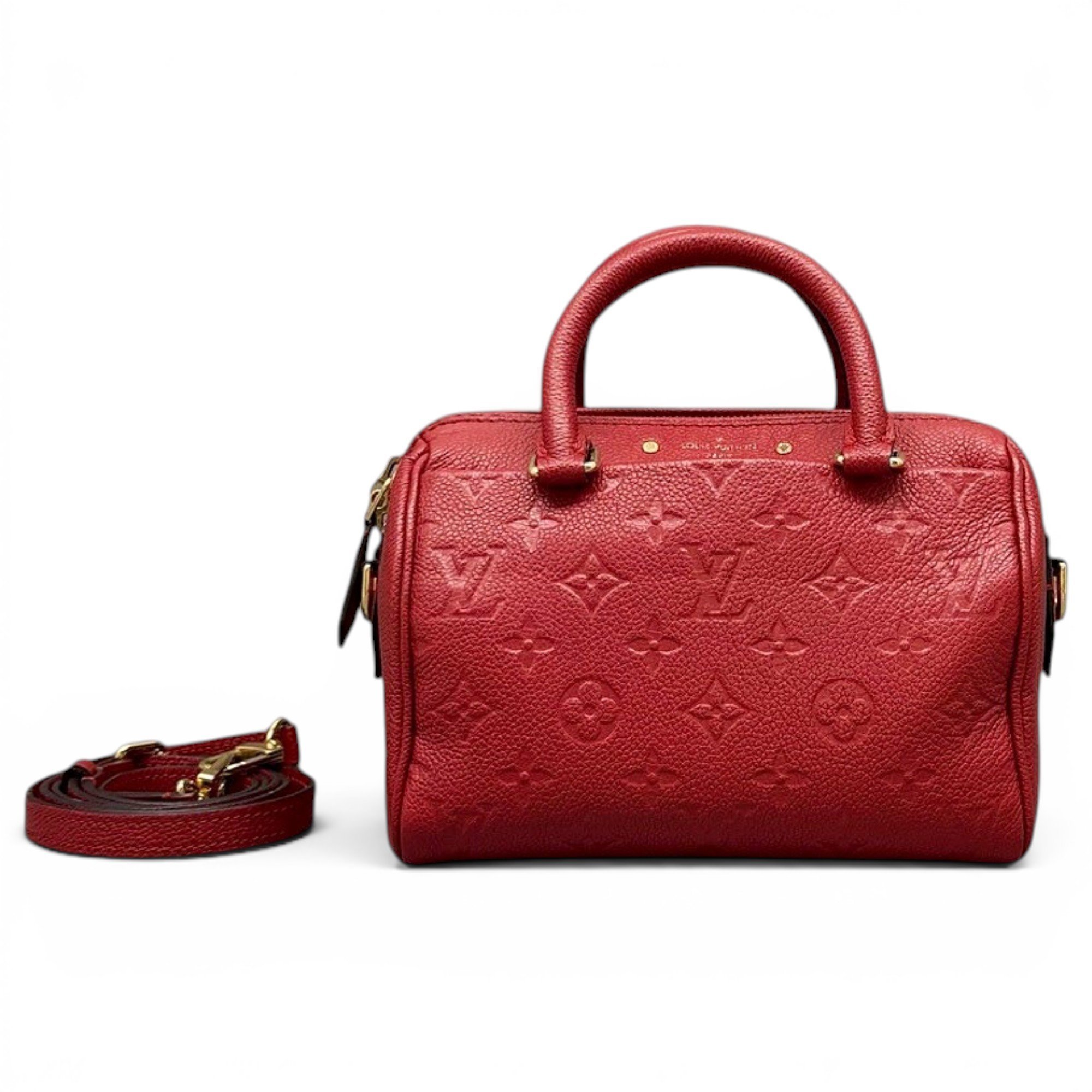 Nano Speedy / Mini HL leather handbag