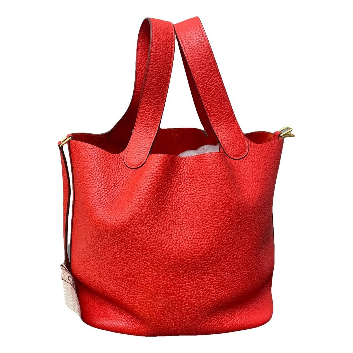 Picotin leather handbag