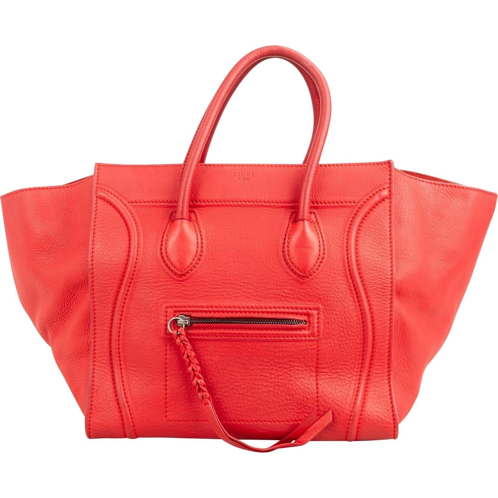 Luggage leather handbag