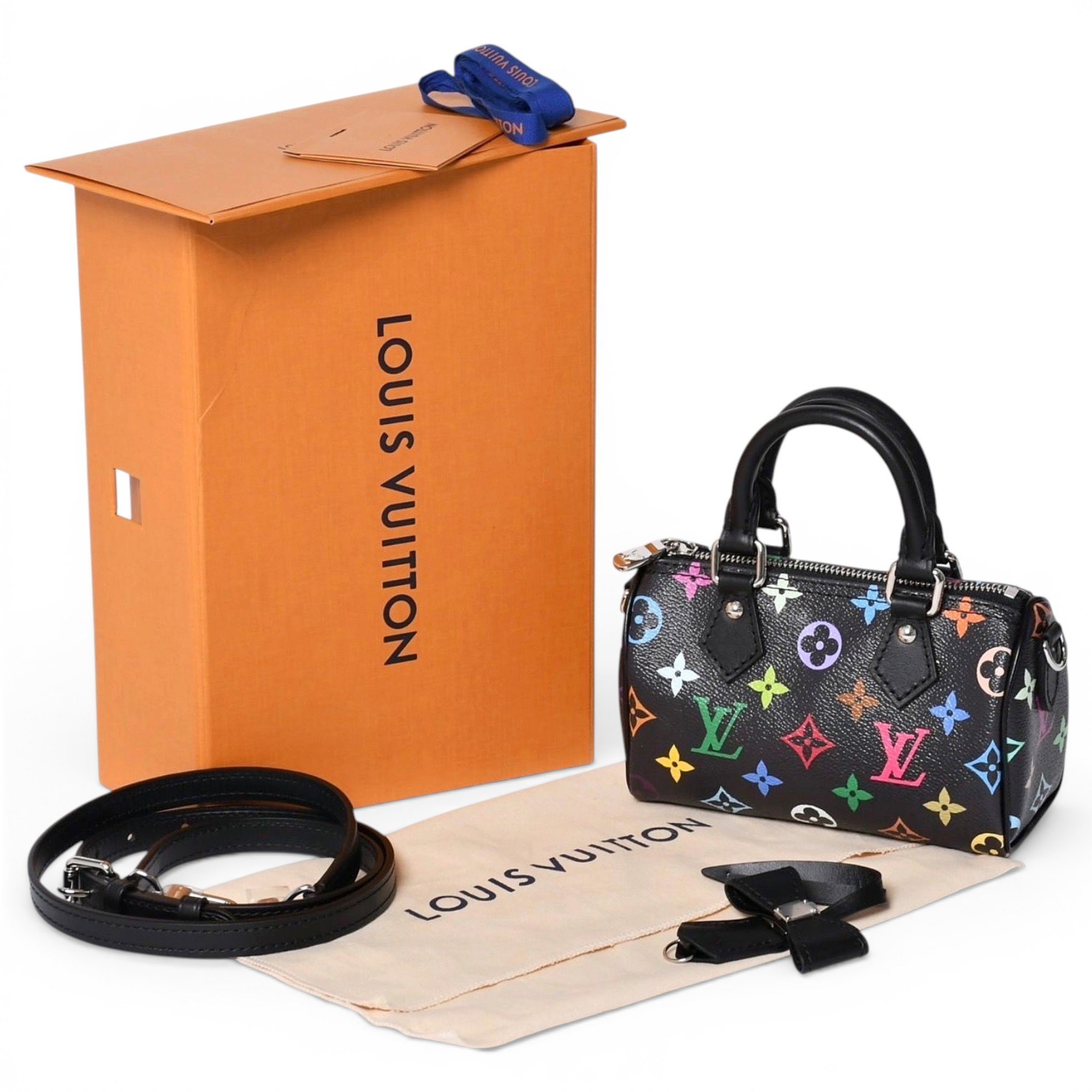 Nano Speedy / Mini HL leather handbag