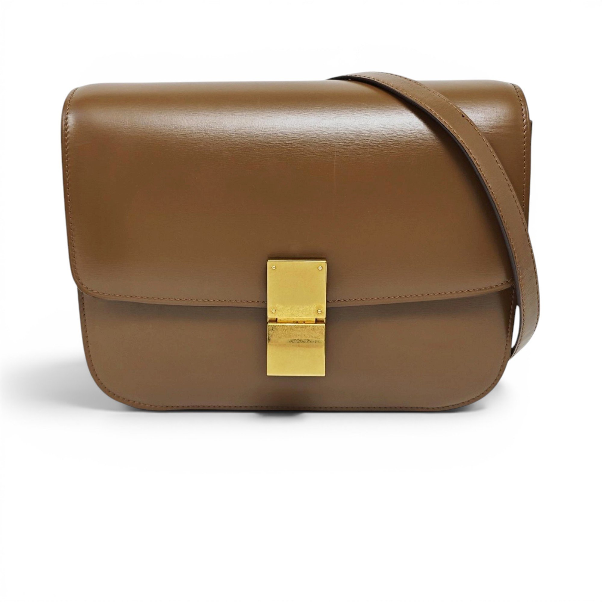 Classic leather handbag