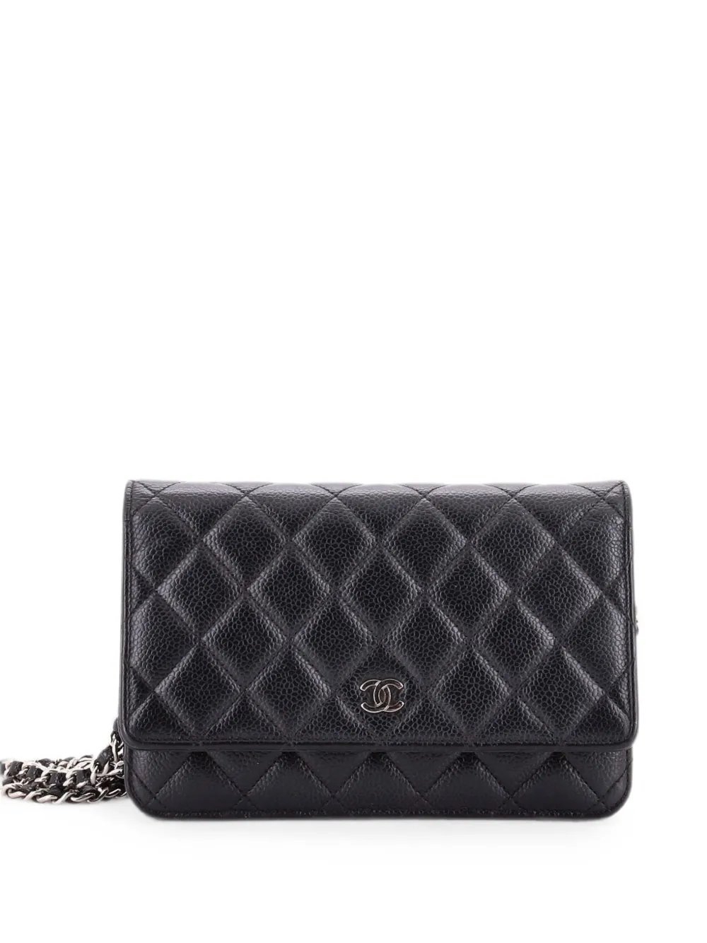 Wallet on Chain Quilted Caviar crossbody bag