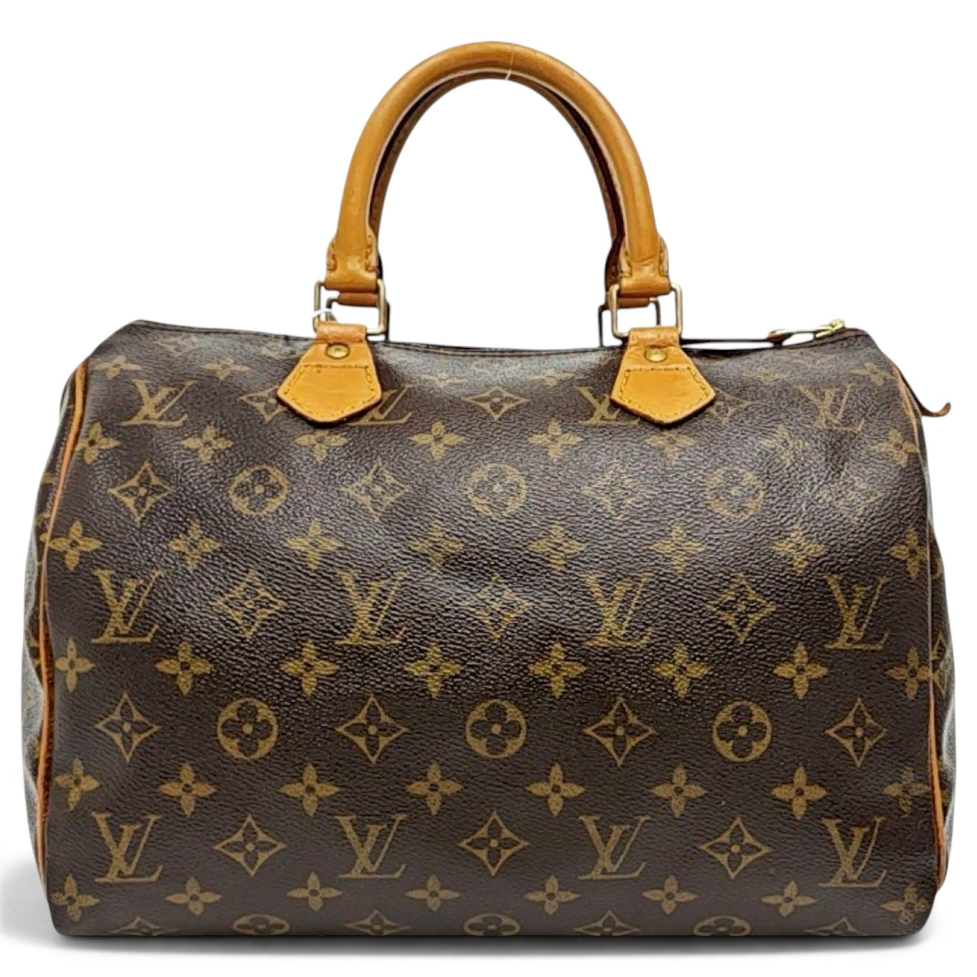 Speedy leather bowling bag