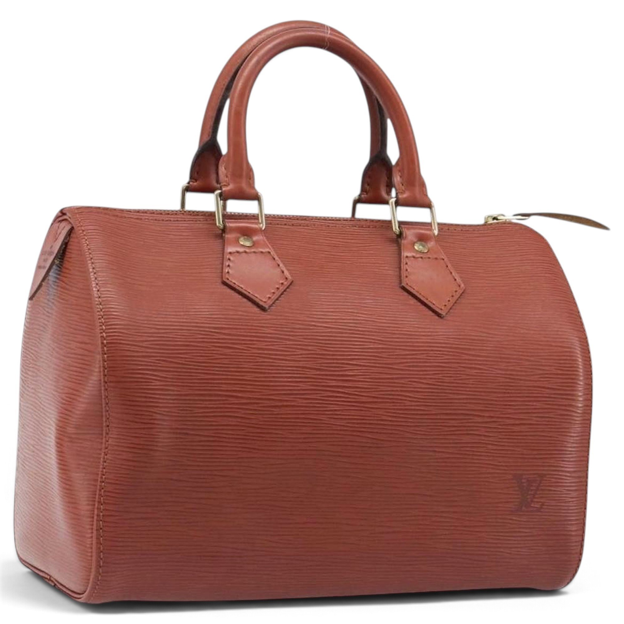 Speedy leather bowling bag
