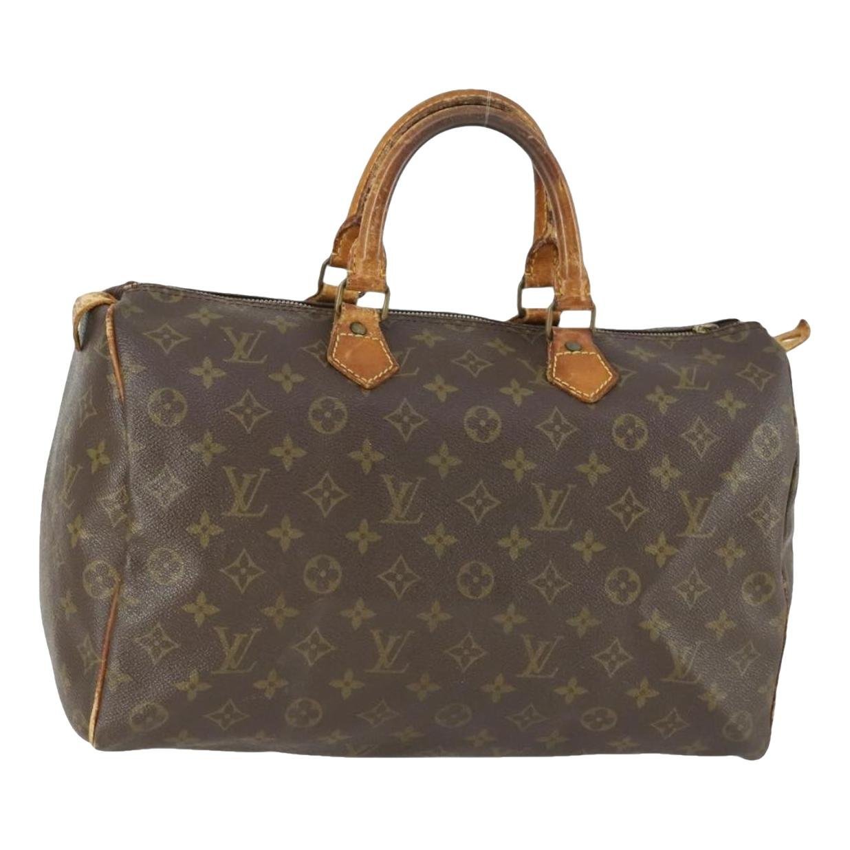 Speedy leather handbag