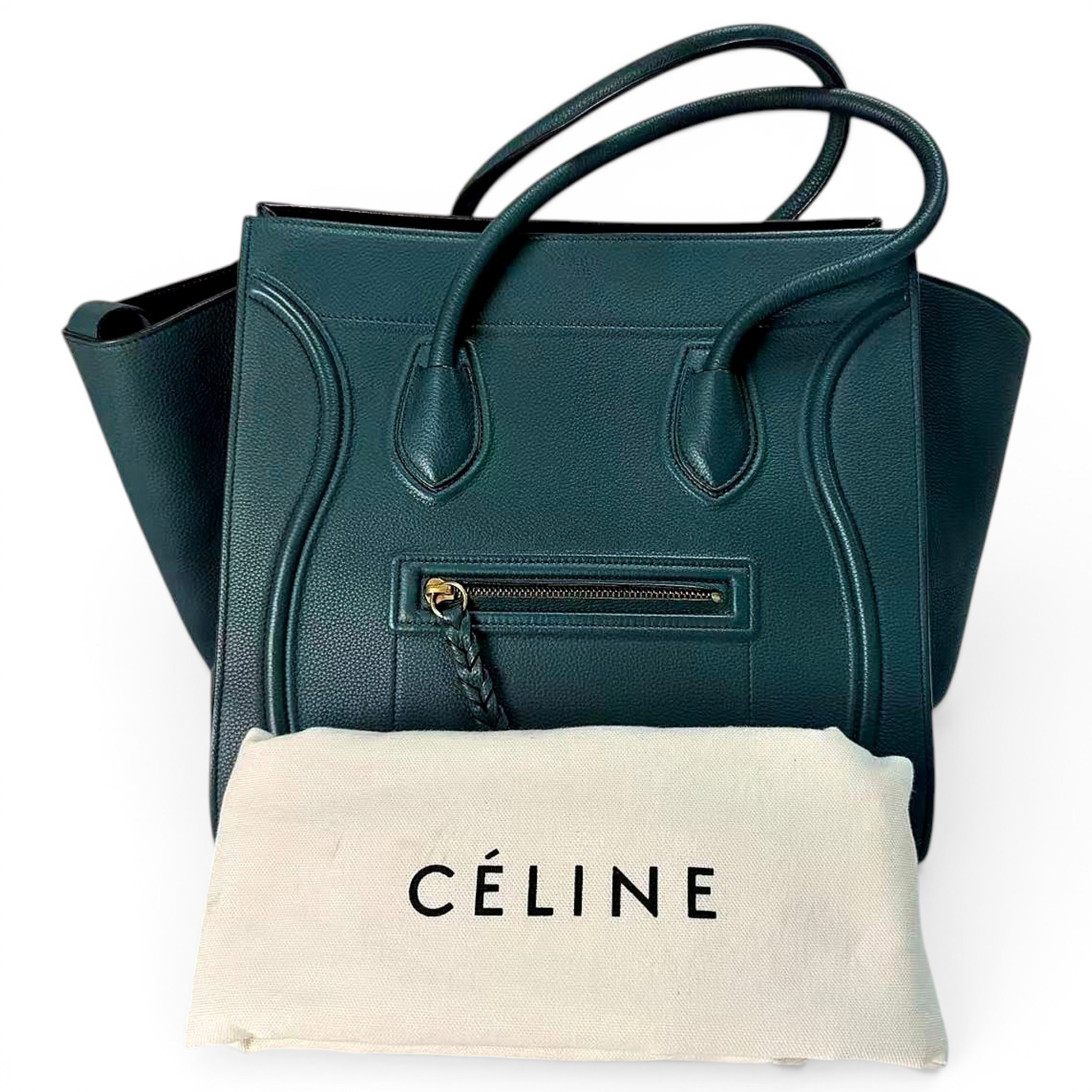 Celine Luggage Phantom leather handbag