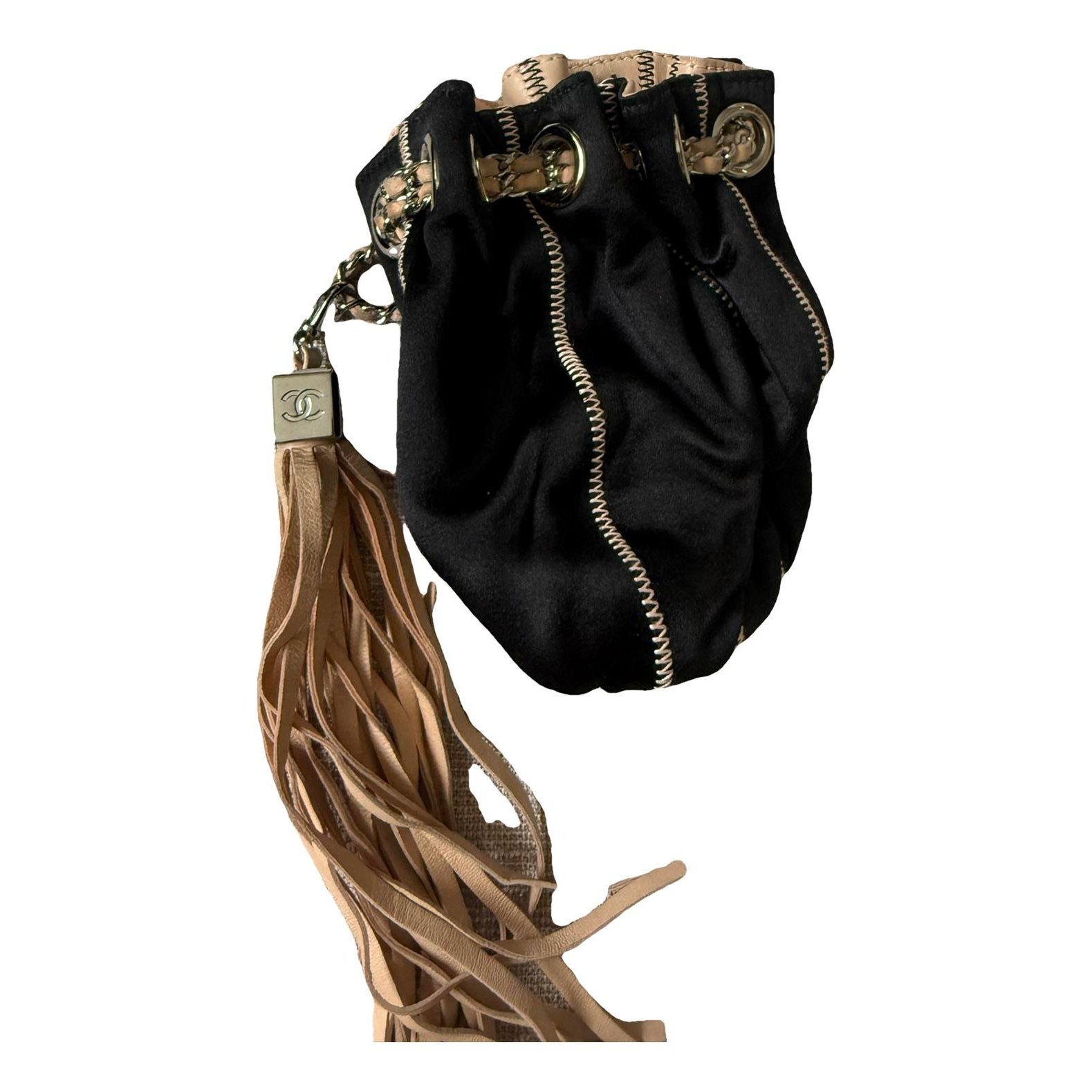 Leather clutch bag