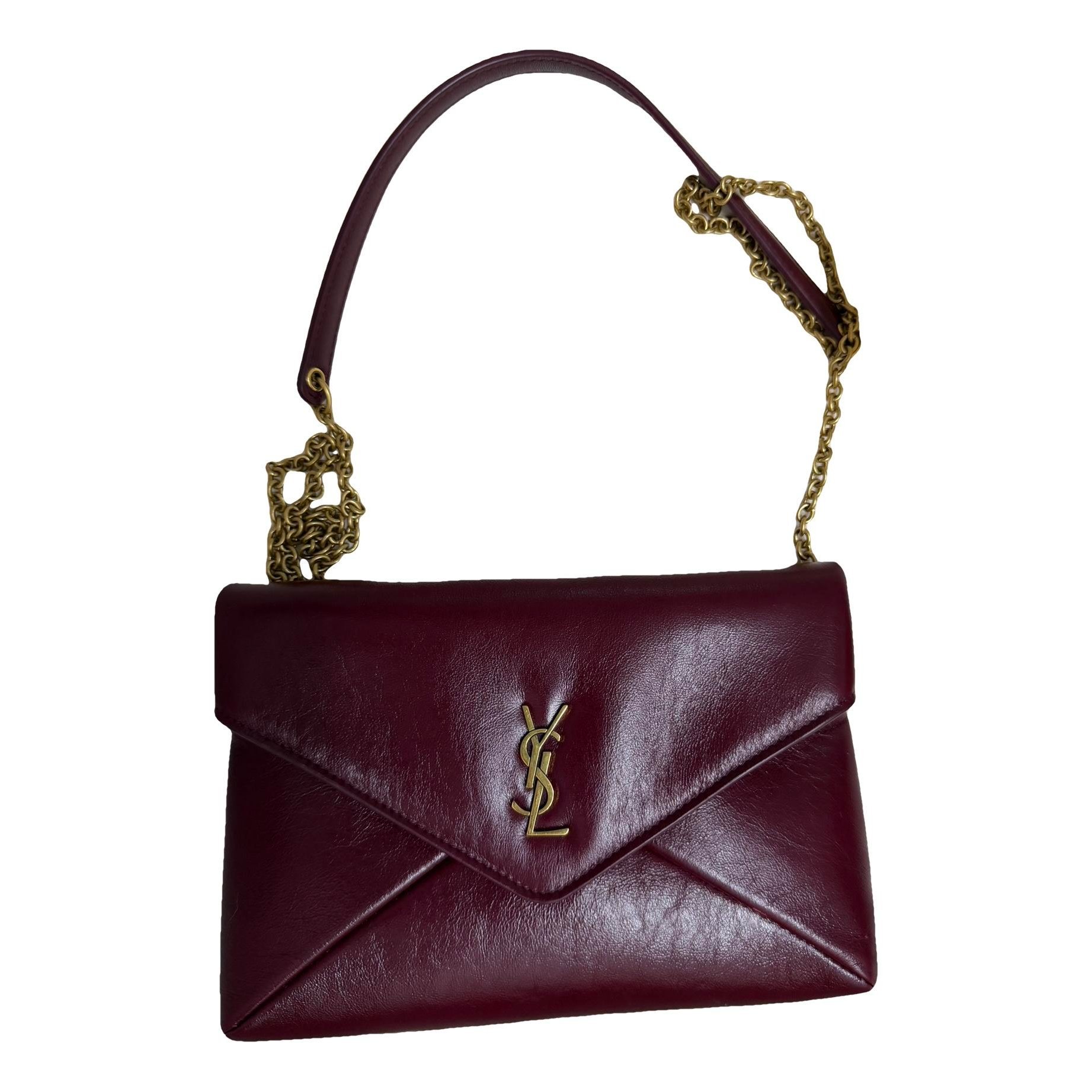 Cassandre leather clutch bag