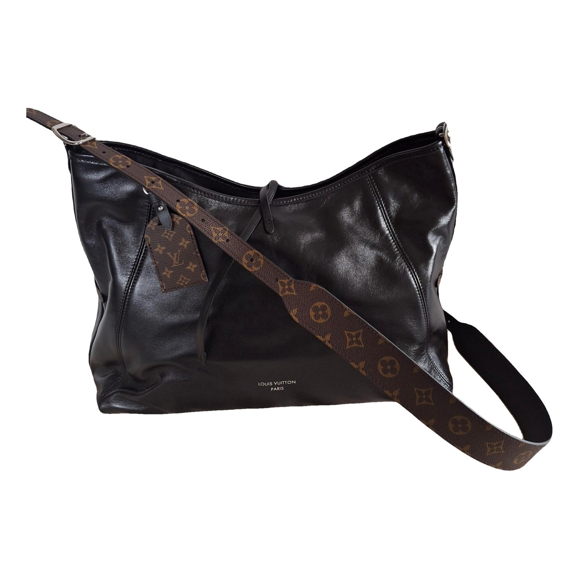 Louis Vuitton Carry All leather handbag