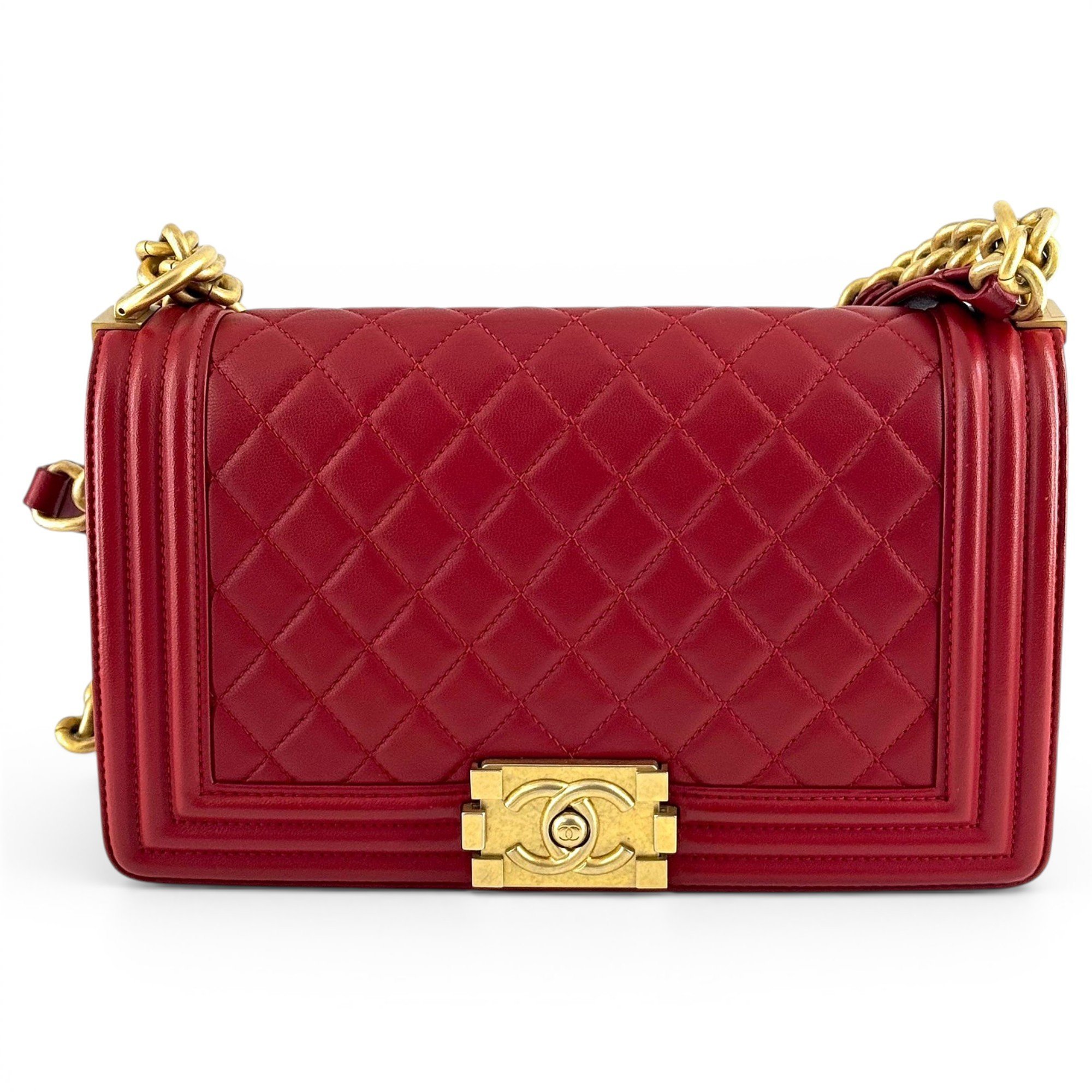 Boy leather crossbody bag