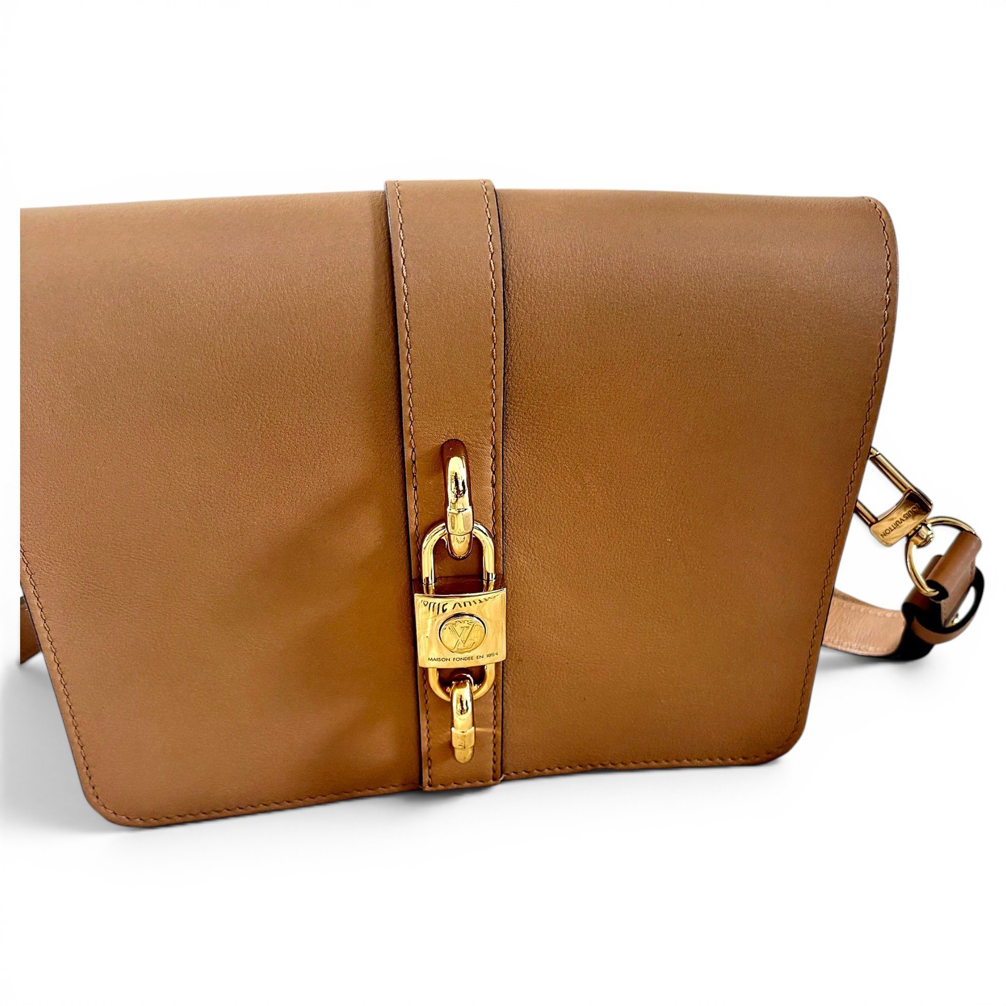 Mylockme leather crossbody bag