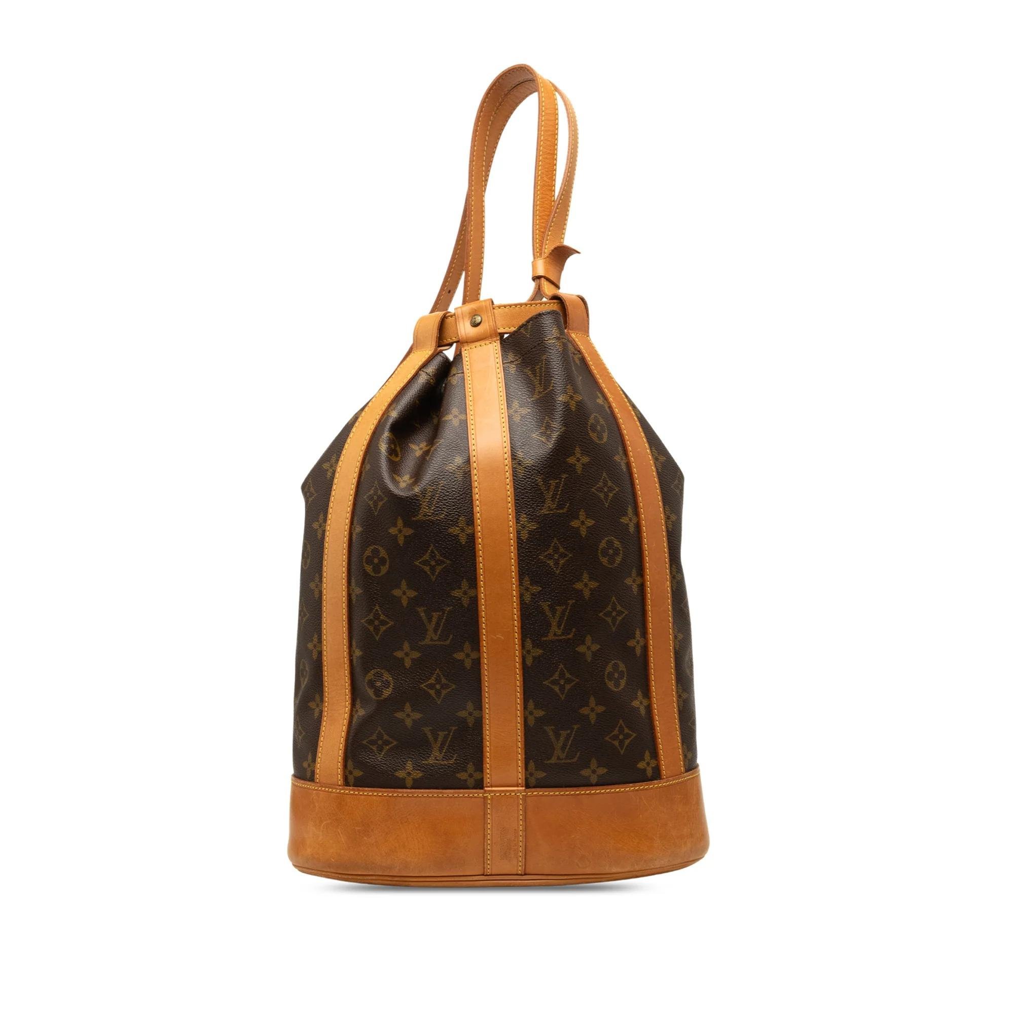 Bucket leather bag